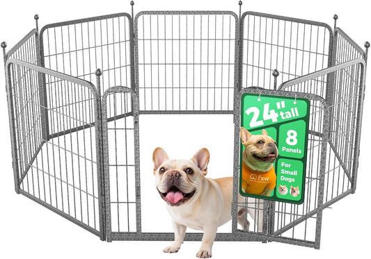 FXW Aster Dog Playpen Designed for Yard, 24inch 8 Panels