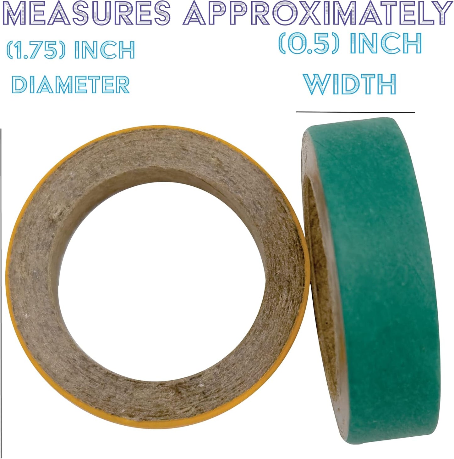 by M&M 8016 Pk12 1.75 Inch Skinny Donuts - Compressed Cardboard Shreddable Classic Bird Foot Toys, Bright Colors, Lots of Layers, Add to Toys, Easy to Play with for Birds