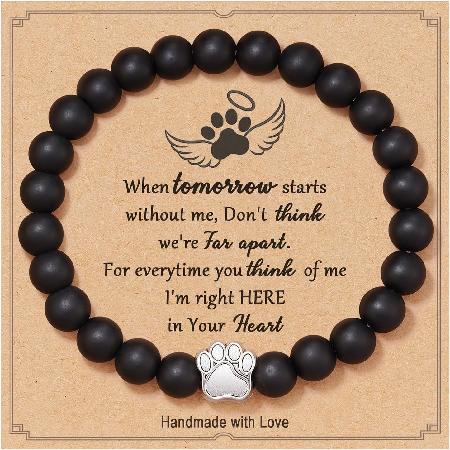 FYUKISS 𝗣𝗲𝘁 𝗠𝗲𝗺𝗼𝗿𝗶𝗮𝗹 𝗚𝗶𝗳𝘁𝘀 𝗳𝗼𝗿 𝗪𝗼𝗺𝗲𝗻/𝗠𝗲𝗻, Multiple Colors Available: Pink, Black, Mixed, Purple, Blue