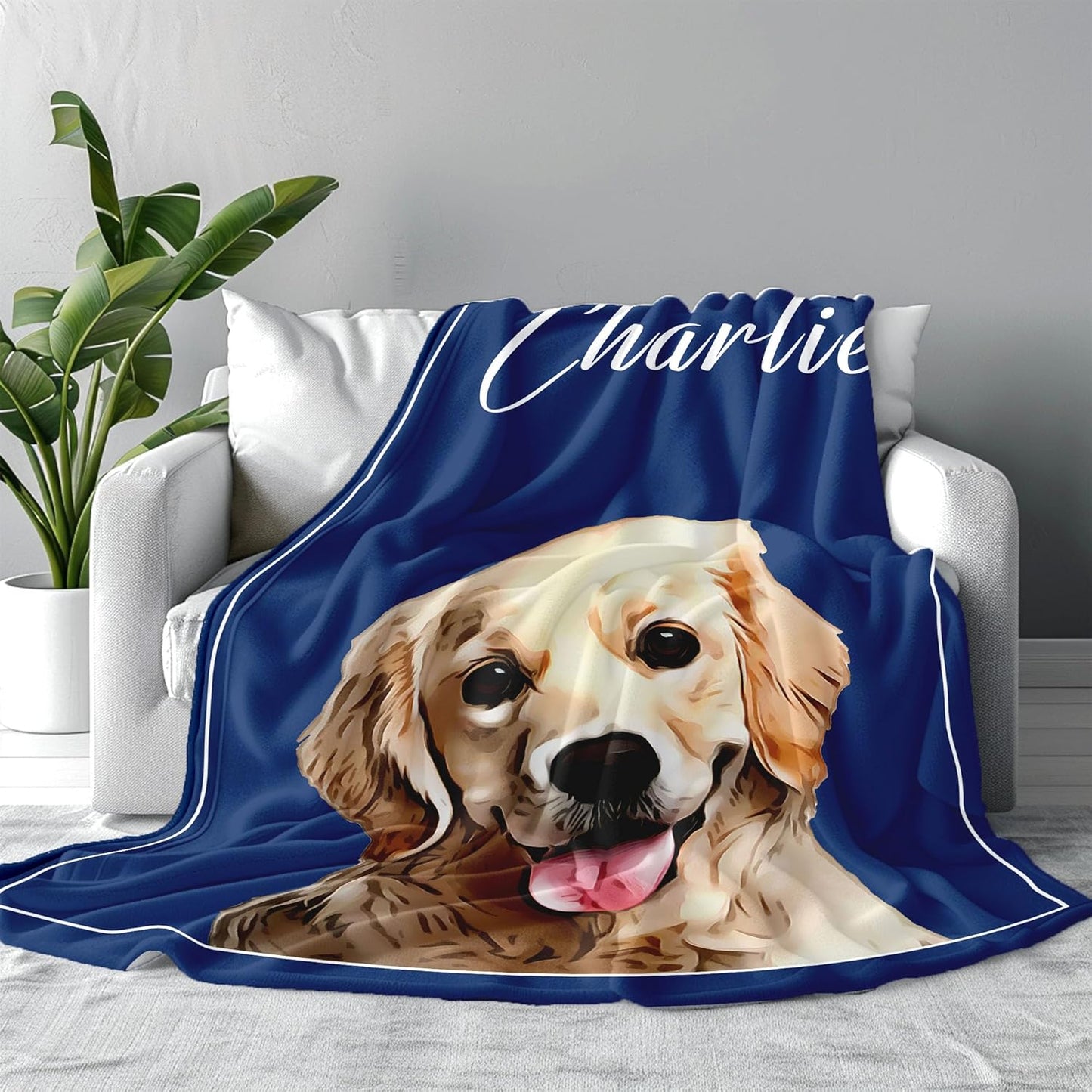Funny DIY Personalized Pet Memorial Blanket with Photo Pet Memorial Gifts for Dogs Cats Loss of Dog Sympathy Gift Dog Bereavement Remembrance Pets Loss Gifts Custom Dogs Picture Blanket