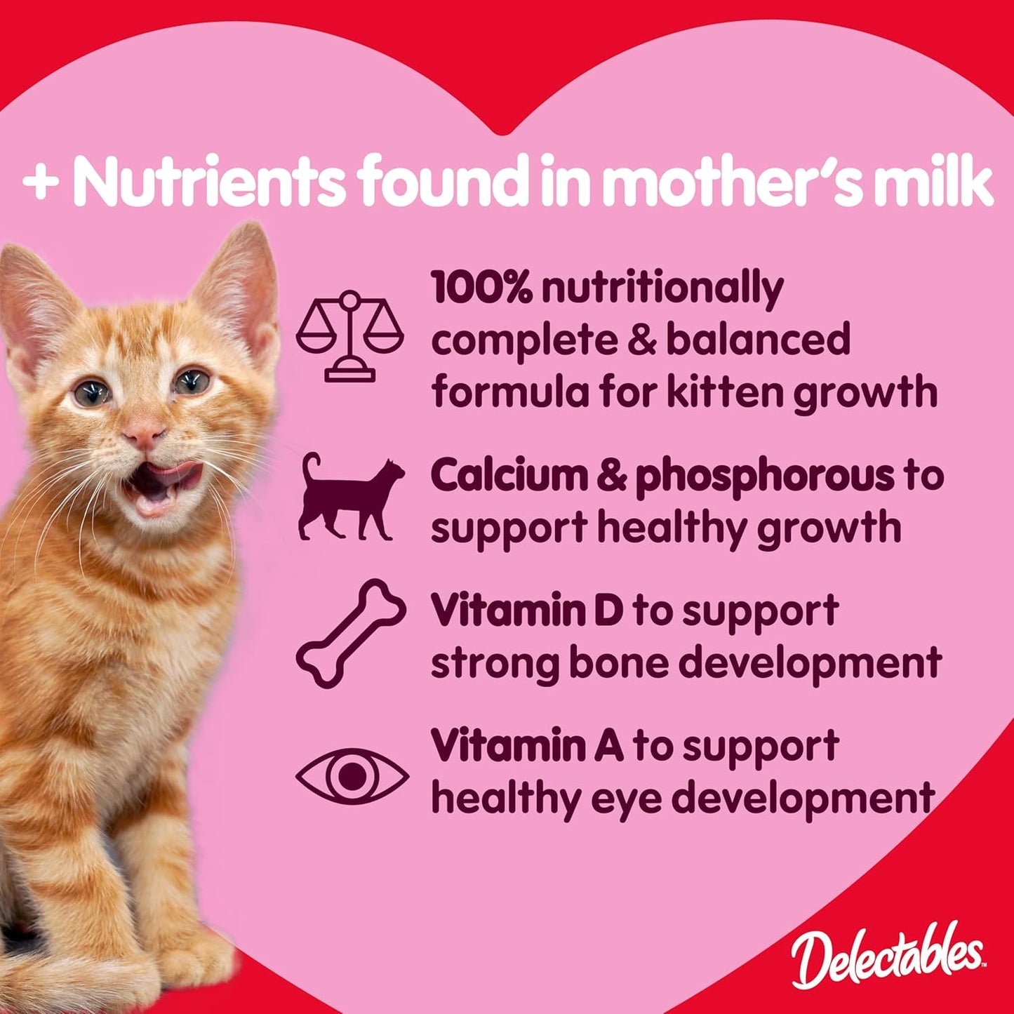 Delectables Bisque Kitten Lickable Wet Cat Treats - Tuna & Chicken (pack of 12) ( Packaging May Vary )