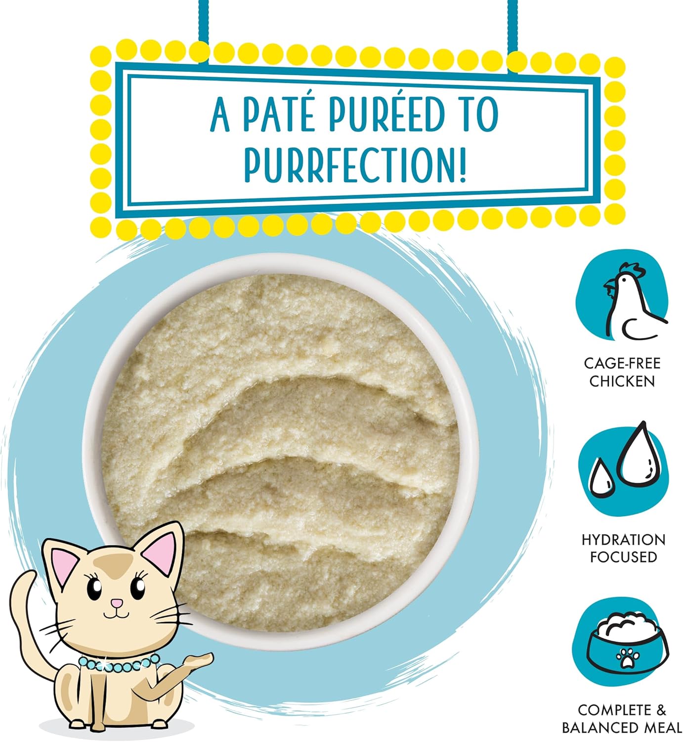 Weruva Wet Cat Food, Press Your Lunch with Chicken Pate, 10oz Can, Pack of 12