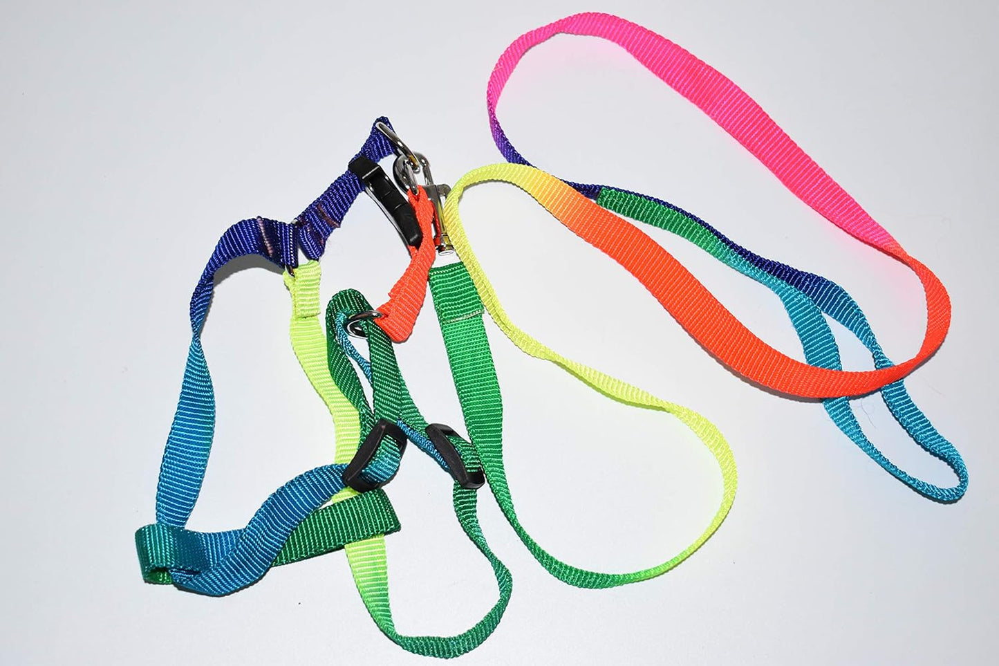 Mini Pig Adjustable Harness Leash for Hog Piggy and Other Small Animals -Ferret, Rabbit, Dog, Cat