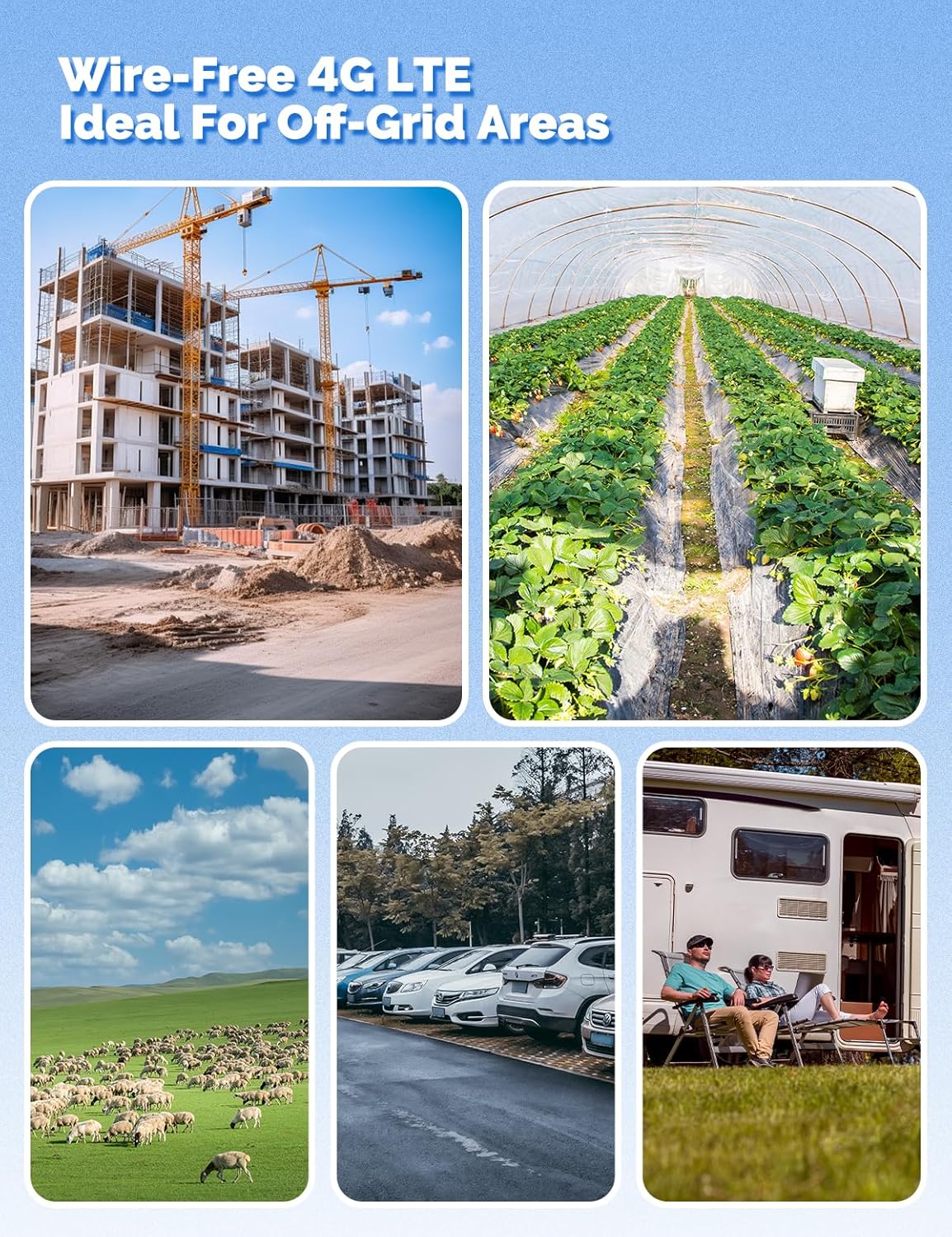 MOES 4G LTE Cellular Solar Security Camera, Lifetime Free Unlimited Data 2K Wireless Outdoor Surveillance, Color Night Vision, AI PIR Motion Sensor Detection, Built-in VSIM Card, 32GB Storage