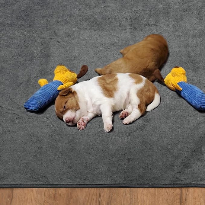 Washable Pee Pads for Dogs, 24x36 4 Pack Reusable Whelping Pads, Absorb Dog Mats Non-Slip Puppy Training Pads for Whelping, Potty, Training, Playpen, Crate