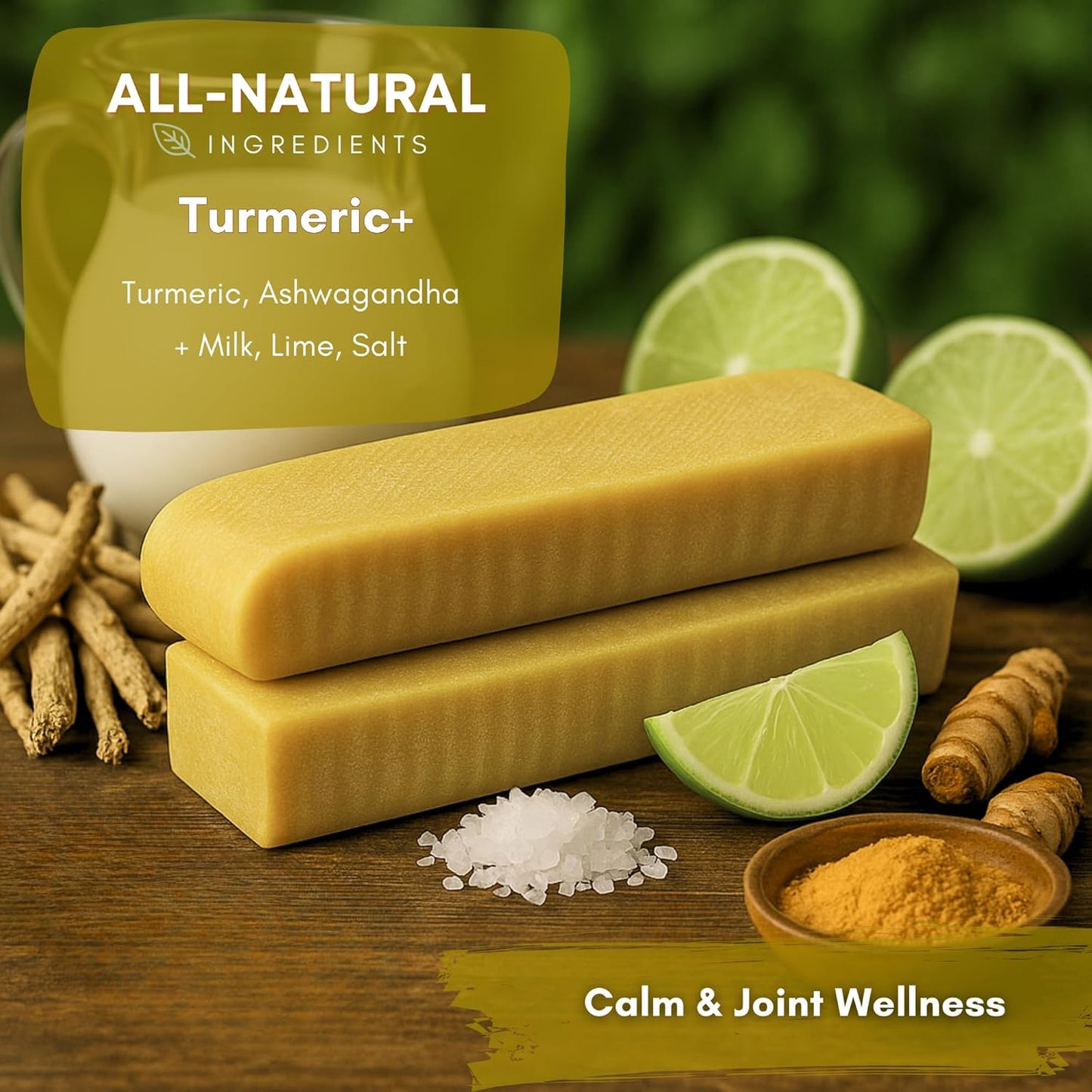 Majestic Pet Himalayan All-Natural Yak Cheese Dog Chews Made with 100% Cows Milk- Long Lasting Dental Chew for Dogs - Healthy Pet Treats (Calm & Joint Wellness, Large, 1 Pack