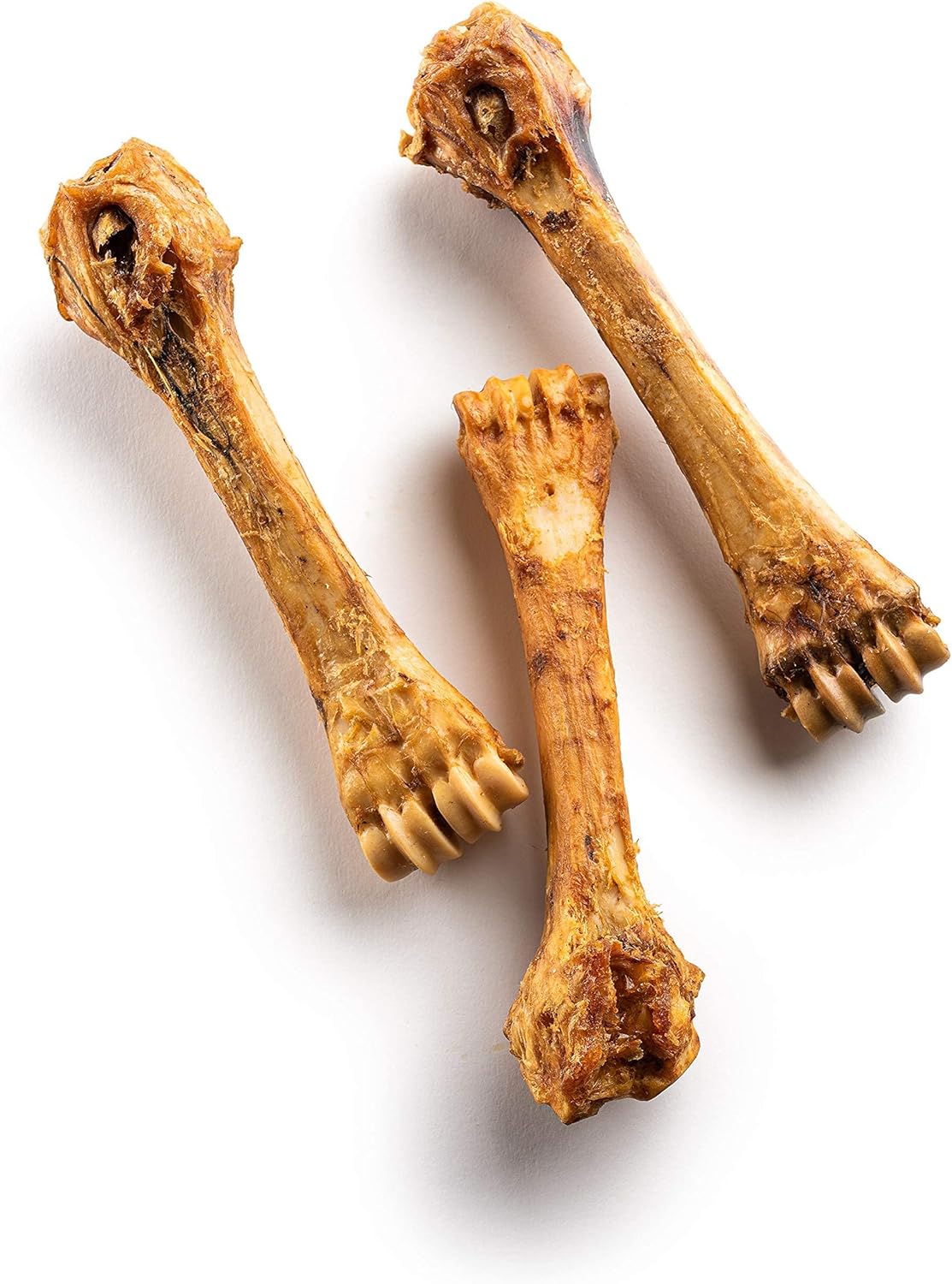 Jack&Pup 8-11” Shin Bones, Roasted Meaty Beef Bone for Dogs – Long Lasting Natural Dog Bones, Big Dog Bone for Large Dogs (3 Pack)