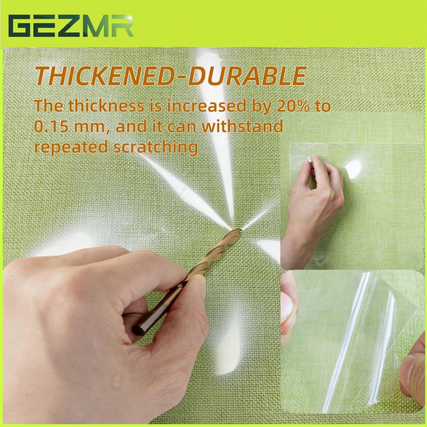 Cat Scratch Protector for Fabric Furniture-14-Pack, Heavy-Duty, No-Residue, Single-Sided Self-Adhesive Tape, Anti-Scratch Guard Shield for Sofa Corners/Couch+70 Pins