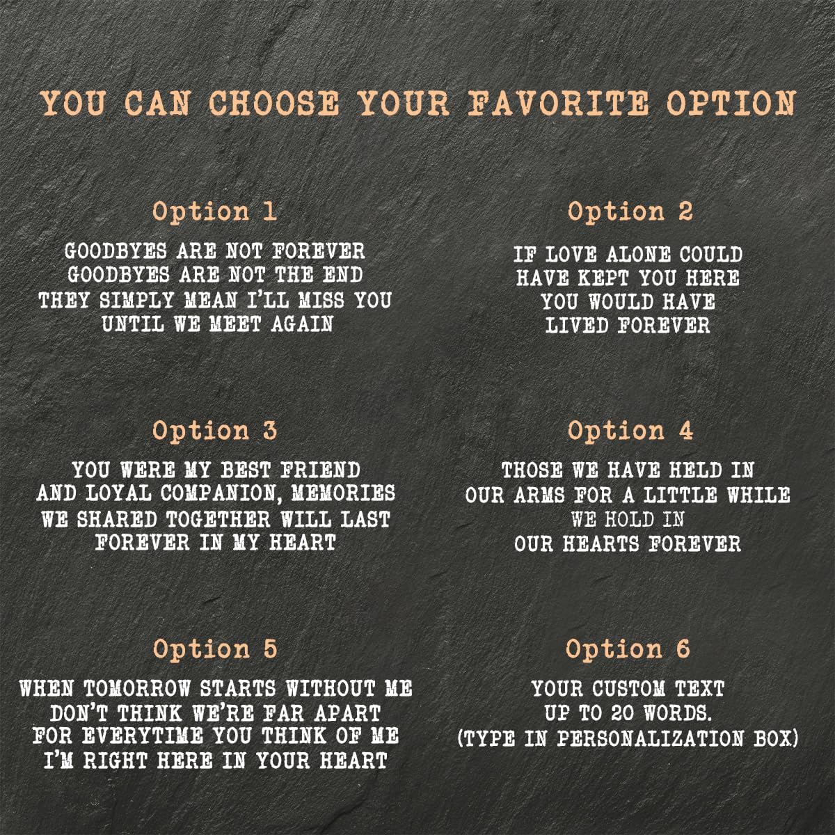 Personalized Pet Memorial Stones for Dogs, Cats - Square Shaped Dog Memorial Gifts for Loss of Dog Sympathy Gift - Dog Bereavement Gifts for Loss of Pet - Grave Decorations for Cemetery