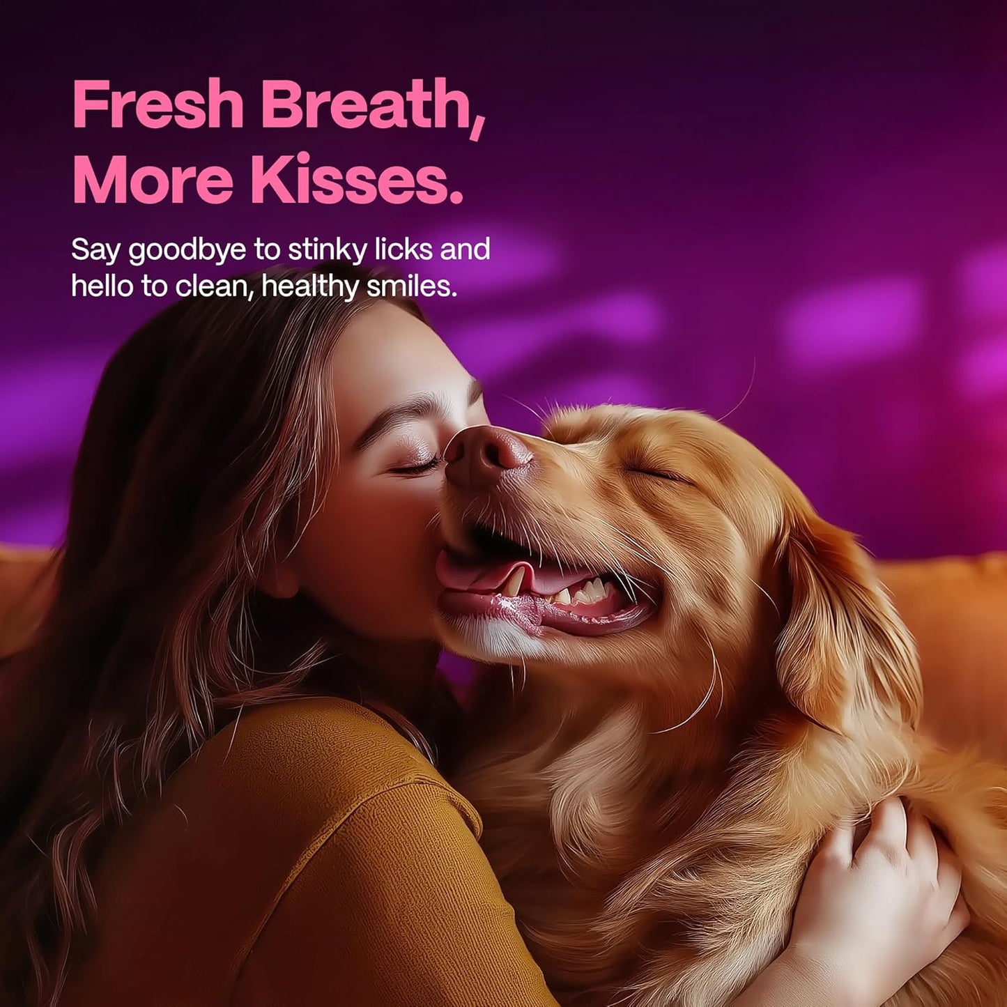 DOCO Dog Teeth Cleaning Wipes - Dog Tooth Brushing Kit, Remove Plaque & Tartar, Dental Freshen Breath, No Rinse, Easy Pet Tooth Cleaning Kit for Oral Care, Ideal for Cat Owners - Bacon Flavor, 50 ct.