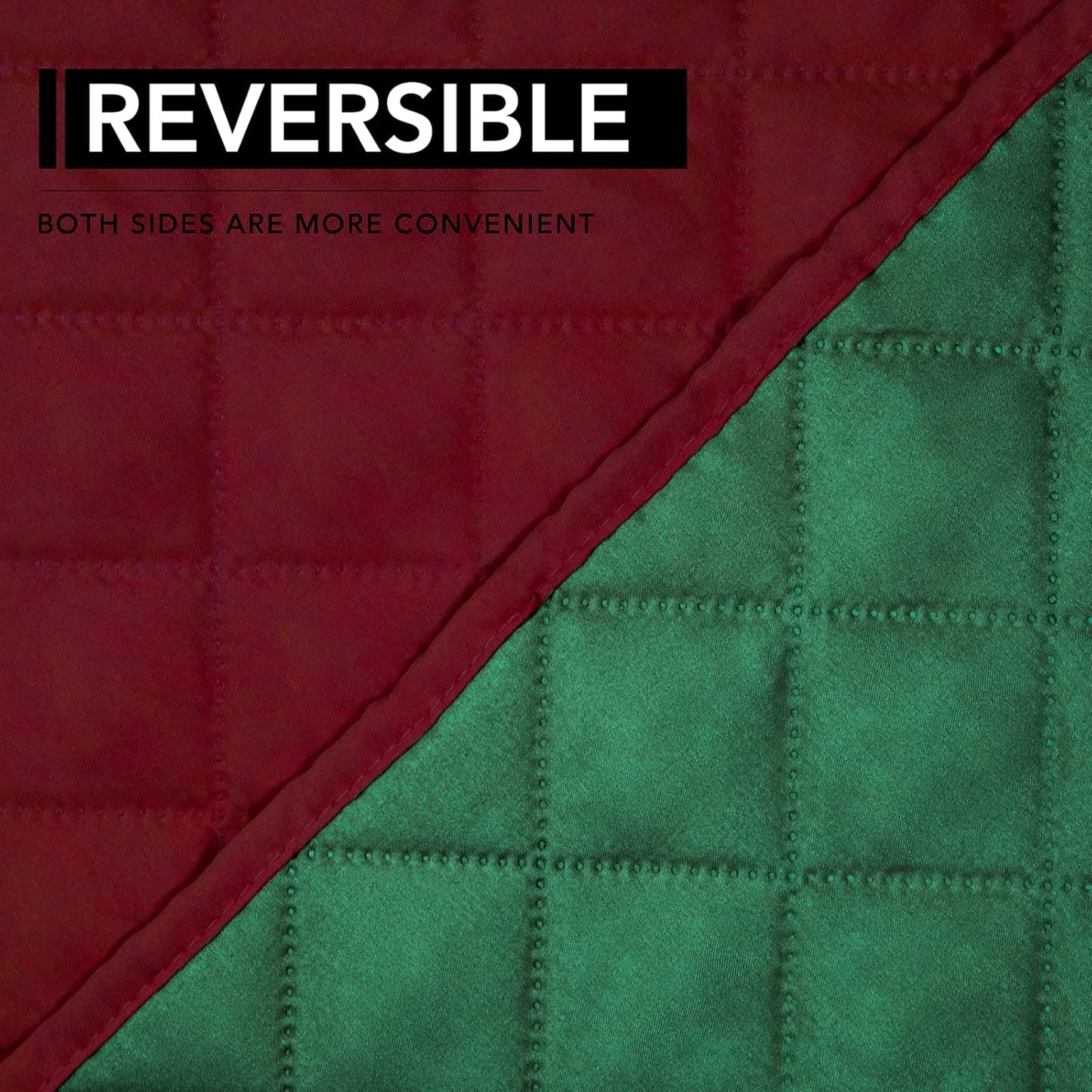 Easy-Going Oversized Recliner Chair Slipcover Reversible Sofa Cover Water Resistant Couch Cover Furniture Protector with Elastic Straps for Pets Dog Cat (Oversized Recliner, Green/Christmas Red)