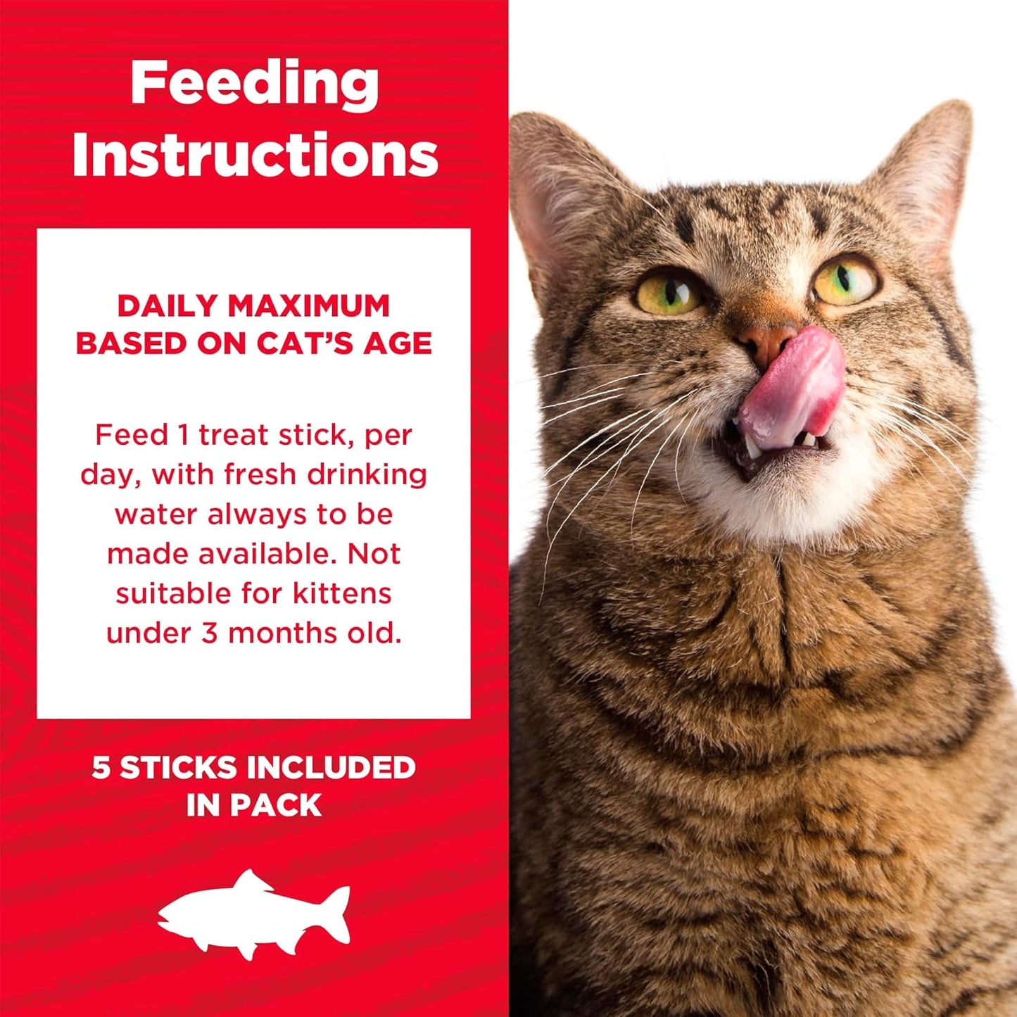 Country Kitchen Salmon & Trout Tender Meaty Sticks Cat Treats, High in Protein, Easy to Break and Chew, 0.88 Oz, 5 Count