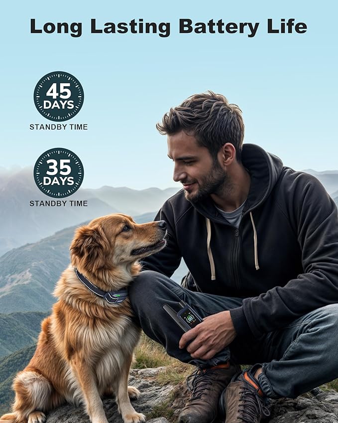 Jugbow Dog Shock Collar - 4200FT Dog Training Collar with Remote for 5-120lbs Small Medium Large Dogs, IPX8 Waterproof E Collar with 4 Training Modes, Security Lock, Rechargeable Shock Collar