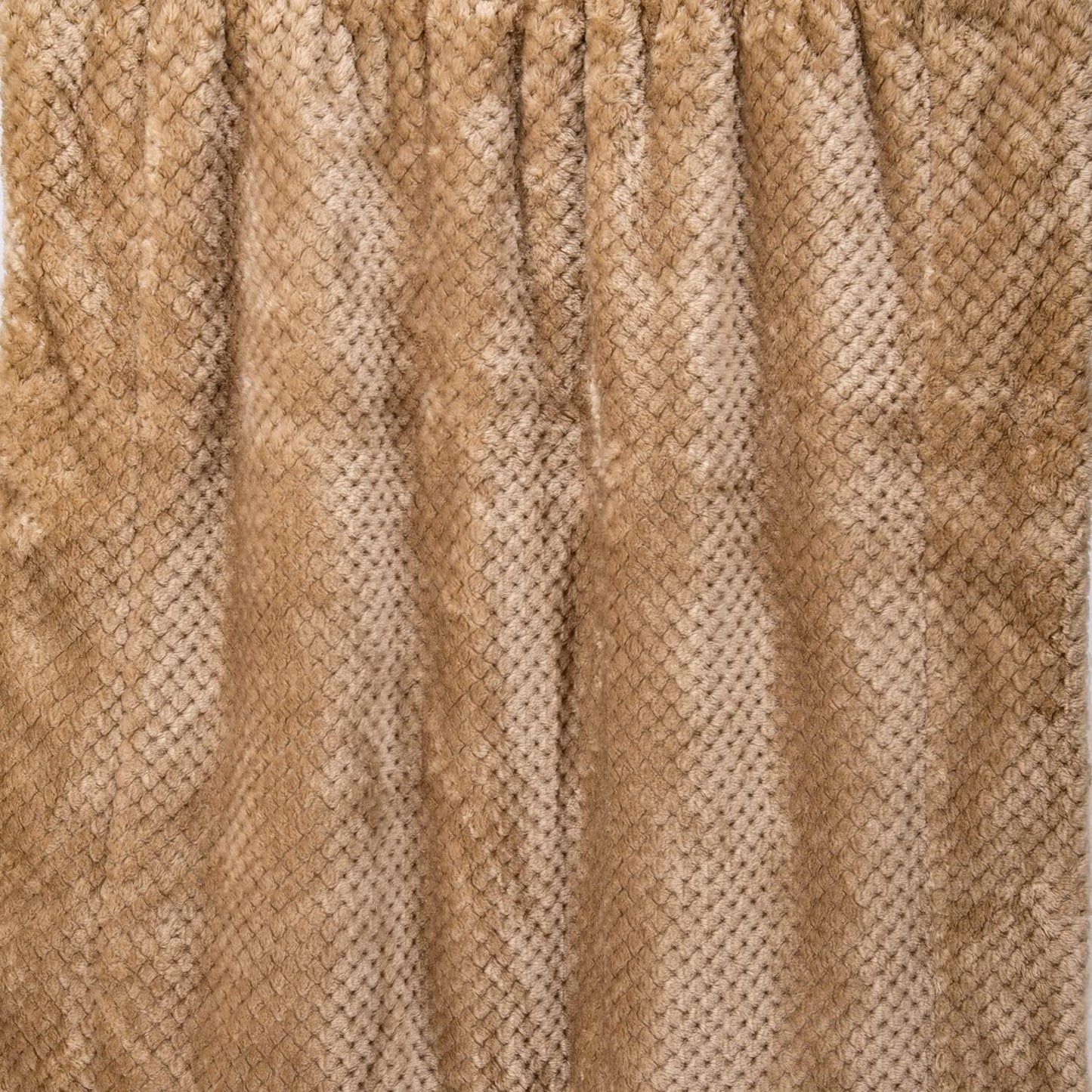 Fuzzy Blanket or Fluffy Blanket for Baby Girl or boy, Soft Warm Cozy Coral Fleece Toddler, Infant or Newborn Receiving Blanket for Crib, Stroller, Travel, Outdoor (40" x 48", DG-Mocha)