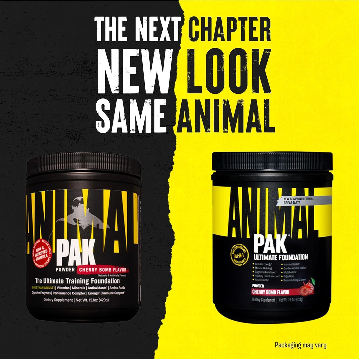 Animal Pak - Convenient All-in-One Vitamin & Supplement Powder - Zinc, Vitamins C, B, D, Amino Acids, Immune Support, Digestive Enzymes, and More - Daily Multivitamin for Women & Men - 60 Scoops