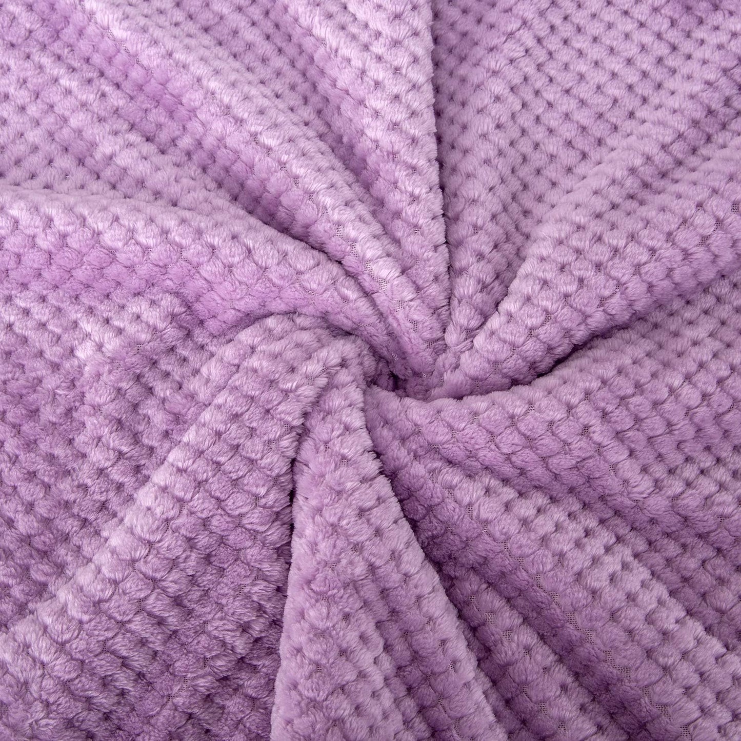 Fuzzy Dog Blanket or Cat Blanket or Pet Blanket, Warm and Soft, Plush Fleece Receiving Blankets for Dog Bed and Cat Bed, Couch, Sofa, Travel and Outdoor, Camping (Blanket (24" x 32"), DW-Lavender)