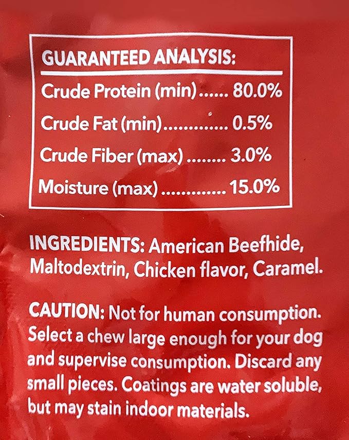 Pet Factory American Beefhide 5" Twist Sticks Dog Chew Treats - Chicken Flavor, 1 lb