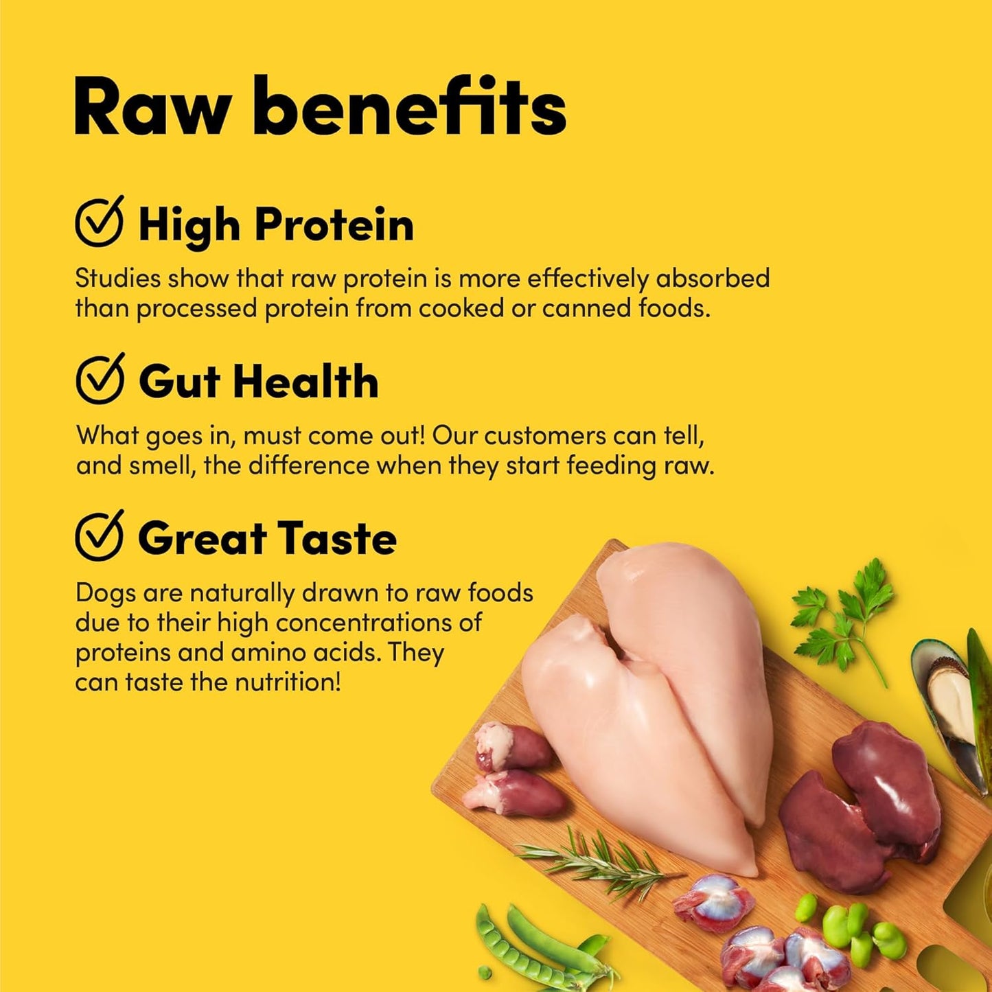 RawMix50 Premium Freeze-Dried Raw Cage-Free Chicken Recipe Dog Food, Protein Rich, Includes Kibble, Non-GMO, No Wheat or Corn, 4 lbs