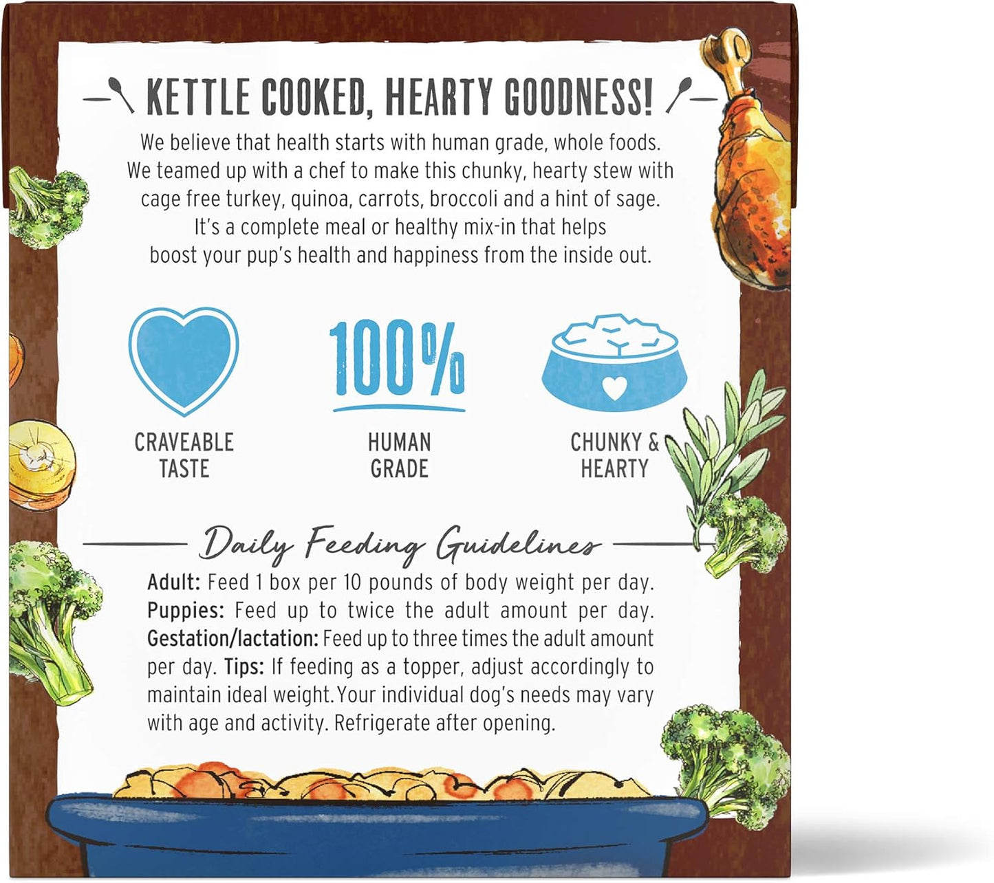 The Honest Kitchen Human Grade Wet Dog Food - One Pot Stews ,10.5 Oz(Pack of 6)