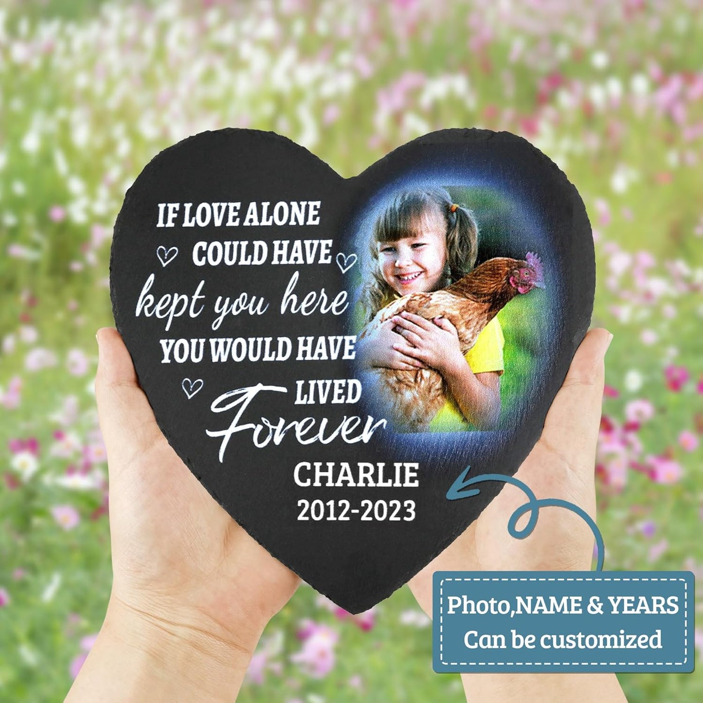 ODB Gifts for Loss of Chicken, Chicken Memorial Stone, Chicken Memorial Gifts, Chicken Loss Gifts, Chicken Head Stones, Cock Grave Marker, Gifts for Cock Lovers (Chicken)