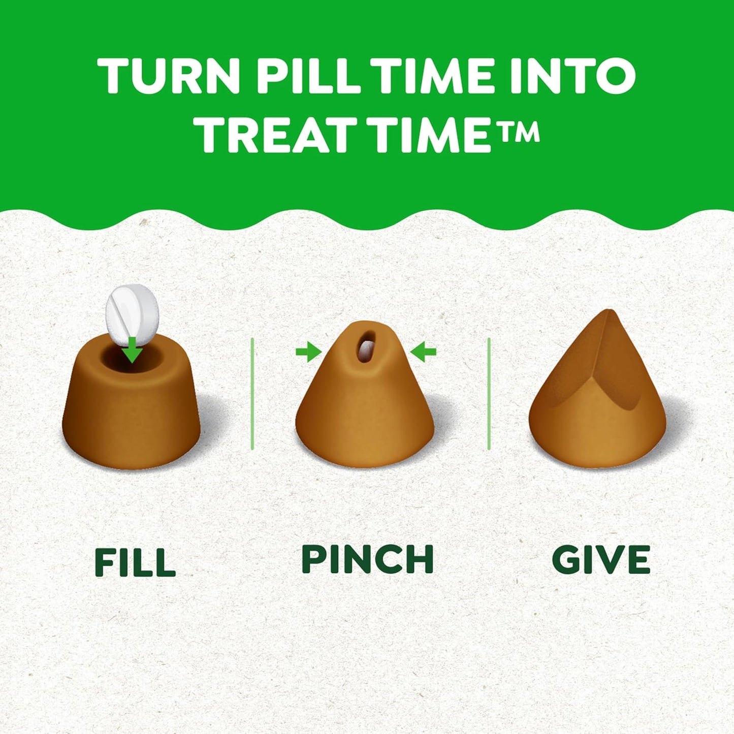 Greenies Pill Pockets for Dogs Small Size, Soft Dog Treats, with Real Peanut Butter, 3.2 oz. Pouch (30 Treats)