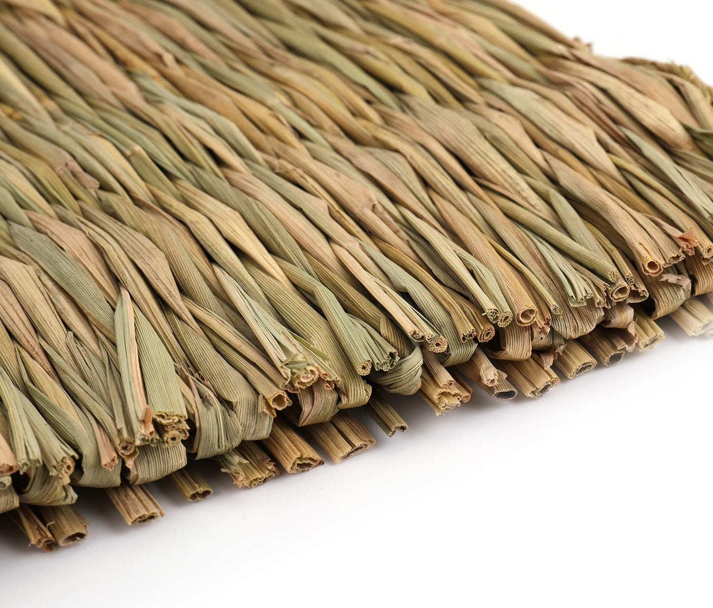 Yesland 12 Pack Woven Rabbit Mat - Grass Mat & Bunny Bedding Nest - Natural Chew Toy Bed for Guinea Pig Chinchilla Squirrel Hamster Cat Dog and Small Animal