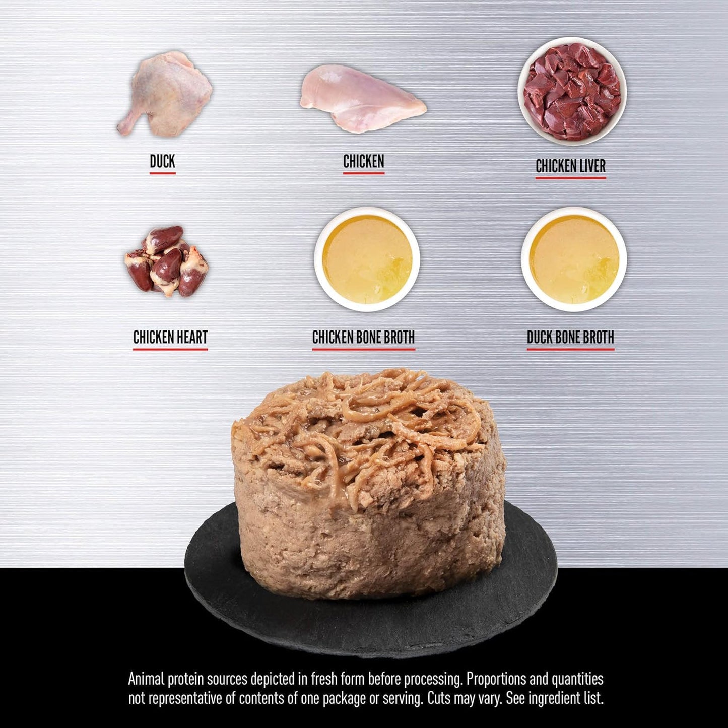 ORIJEN Duck + Chicken Entrée in Bone Broth, 5.5oz, 12 Cans