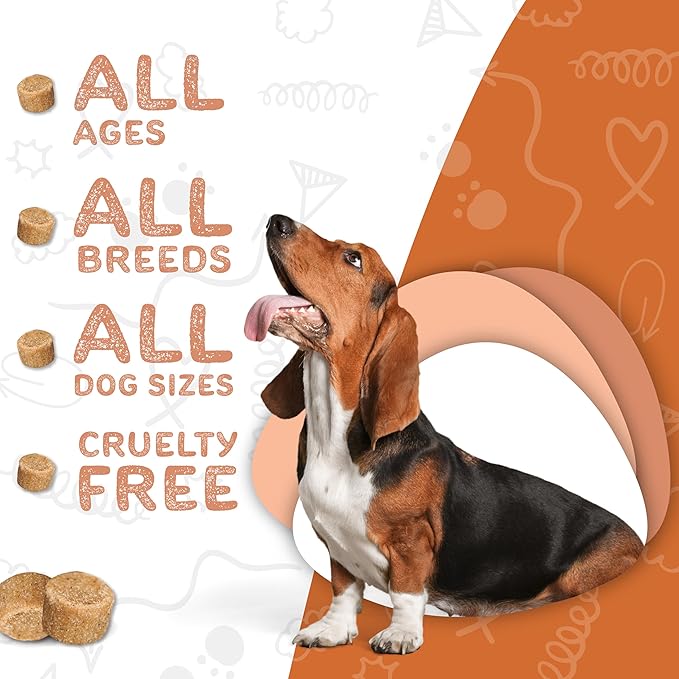 waggedy Hip and Joint Turmeric – Complete Dog Supplements for Joints with Glucosamine, MSM, HA & Omega Fatty Acids — Daily Glucosamine for Dogs to Improve Flexibility & Mobility (120 Dog Chews)