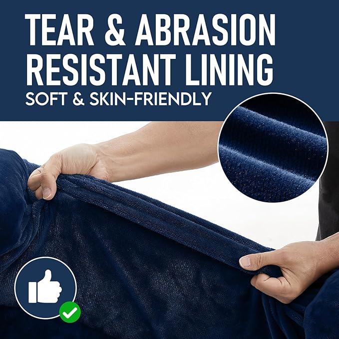 OhGeni Orthopedic Dog Couch Pet Sofa Large Sized Cat Beds with Comfort Foam Support, Soft Comfortable Fabric, Machine Washable Waterproof Removable Cover, 35-Inch (Dark Blue)