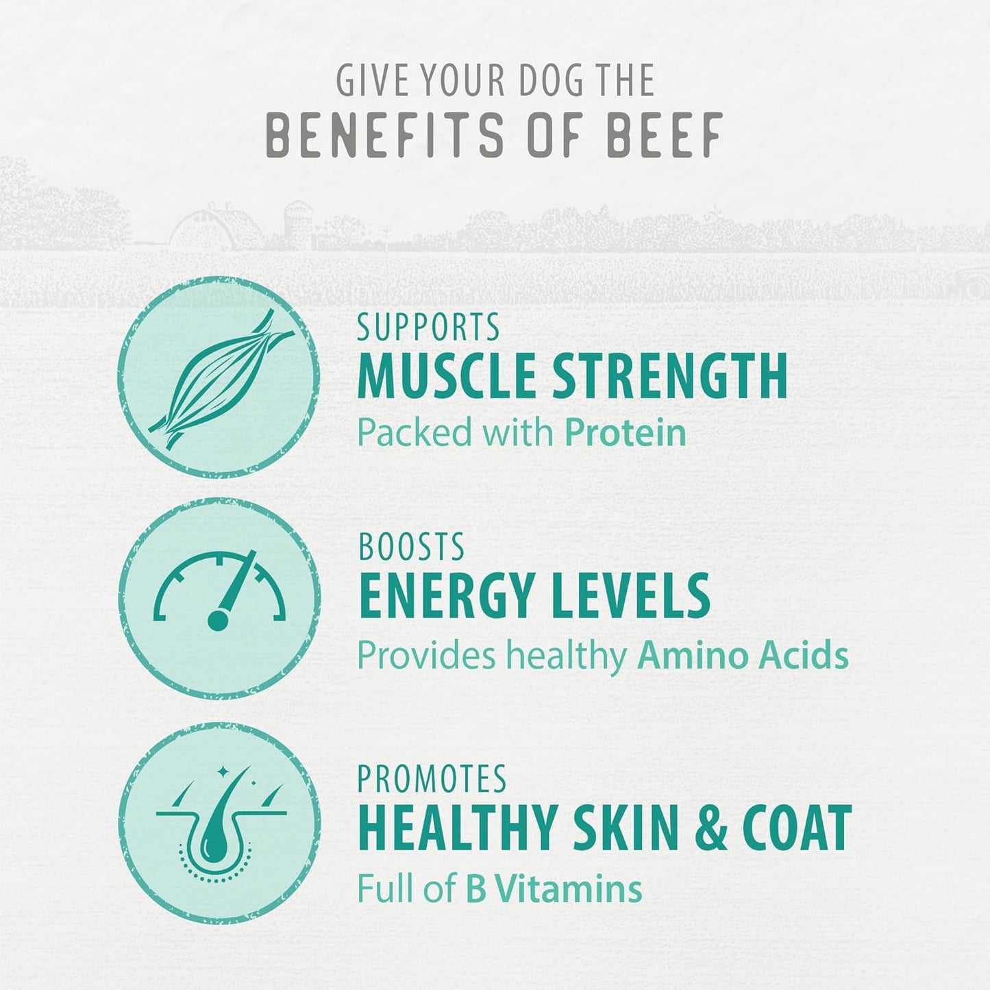 Caledon Farms Chewy Beef Sticks Dog Treats: 220G/7.8OZ