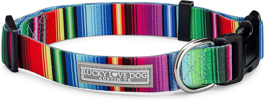 Lucky Love Dog - Adjustable Dog Collar with Easy Click Buckle for Small to Large Dogs, Durable, & Comfortable for Male & Female Dogs, Pet Collar for Puppies & Adult Ones - Nacho, XS