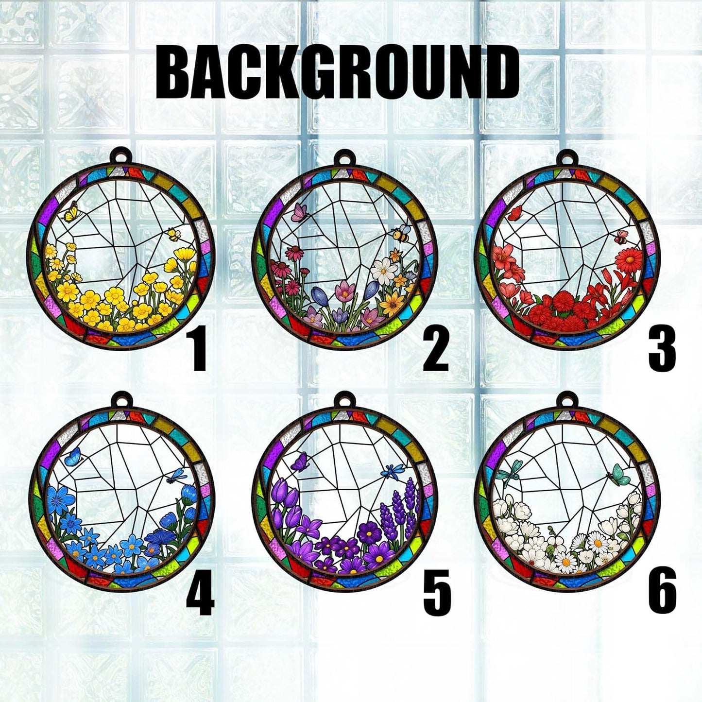 Custom Pet Memorial Gifts with Unique Design | Custom Pet Loss Gifts for Furry Friends | Round Stained Glass Cat Suncatcher with Charms | Personalized Cat Loss Sympathy Gift for Pets Owners