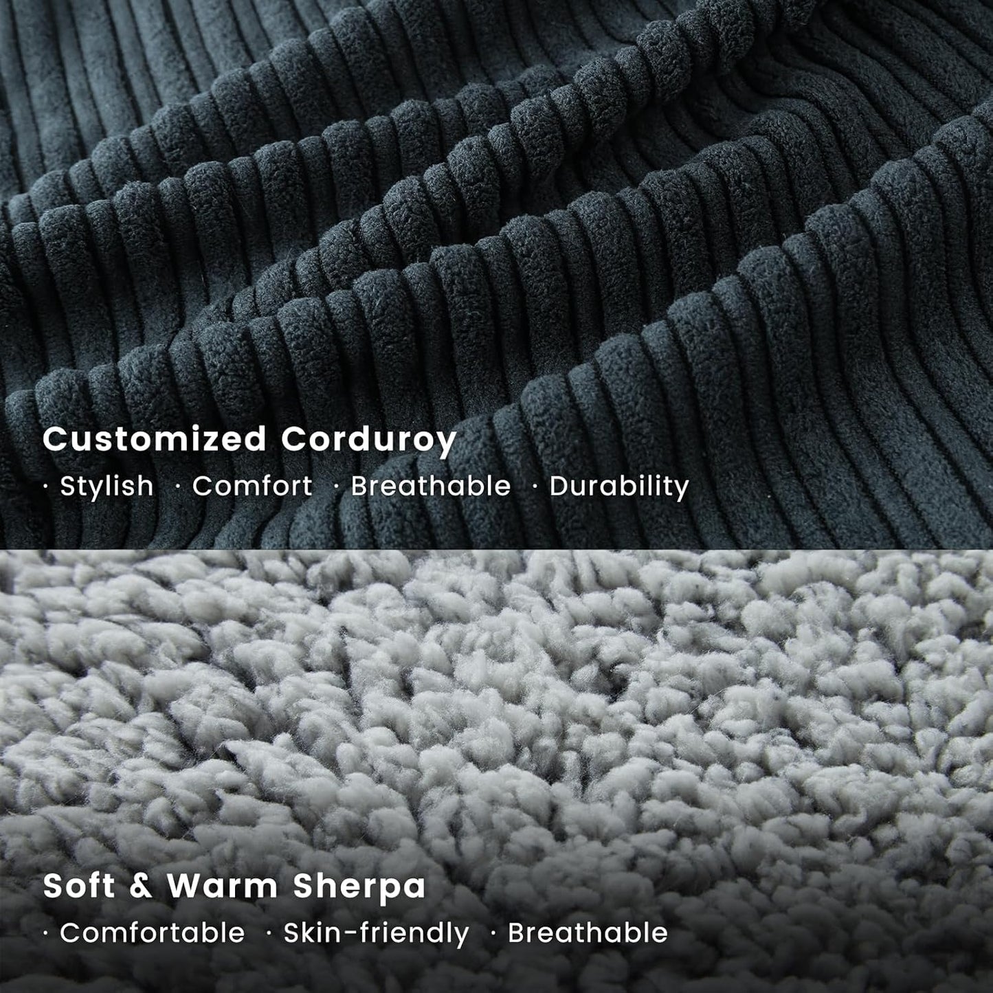 Miguel Washable Dog Bed with Removable Cushion for Medium Small Dogs, Easy to Wash Pet Sofa Bed with Side, Rectangle Bolster Cat Bed Calming Cuddle Puppy Bed with Anti-Slip Bottom, Black 25 Inch