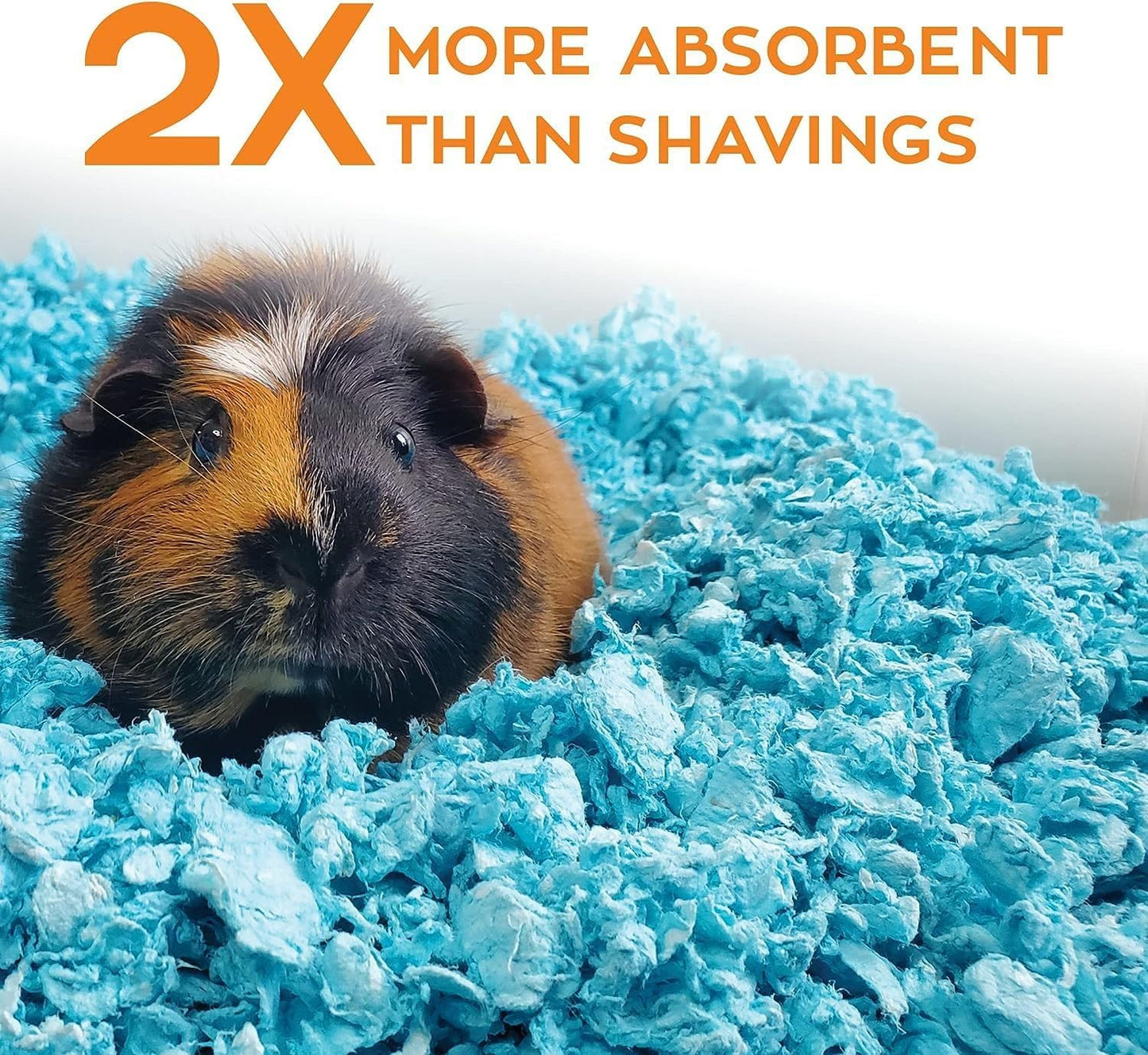 Carefresh 99% Dust-Free Blue Natural Paper Small Pet Bedding with Odor Control, 10 L