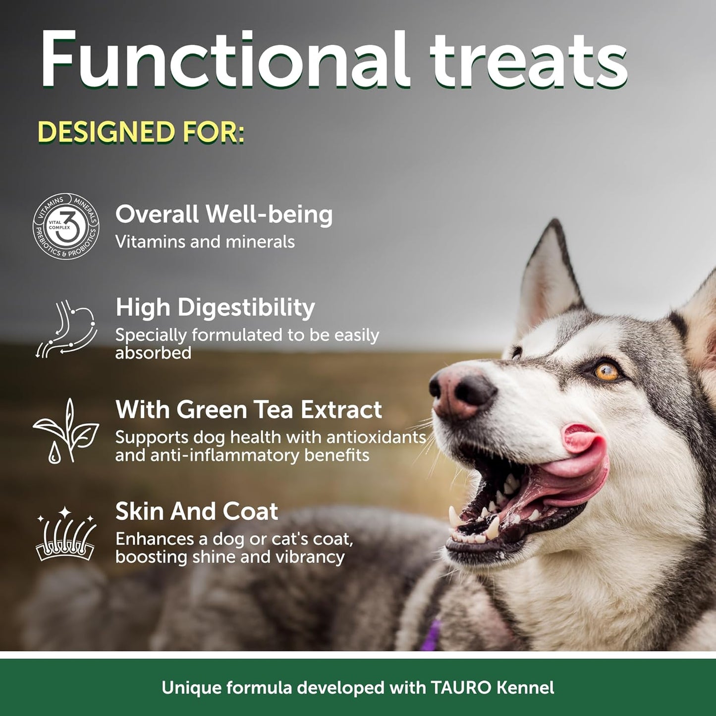 Nature's Protection Grain Free Low Calorie Dog Treats - Training Treats for Small, Medium & Large Breed Adult Dogs with Light Fur (Superior Care - Herring, 5.29 oz)