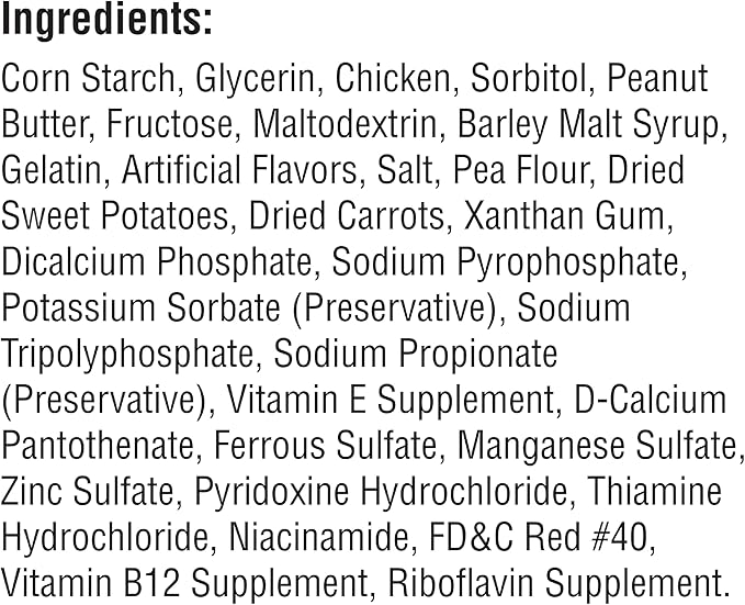 SmartBones SmartSticks With Real Peanut Butter Rawhide-Free Chews For Dogs, 10 Count