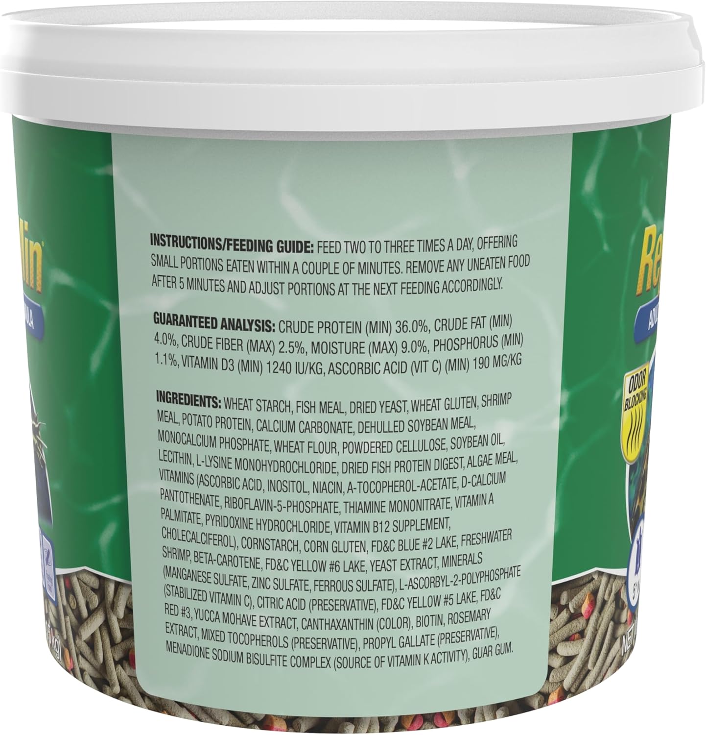 Tetra ReptoMin Pro Sticks Adult Turtle Formula Daily Diet for Aquatic Turtles, 2.54 Pounds