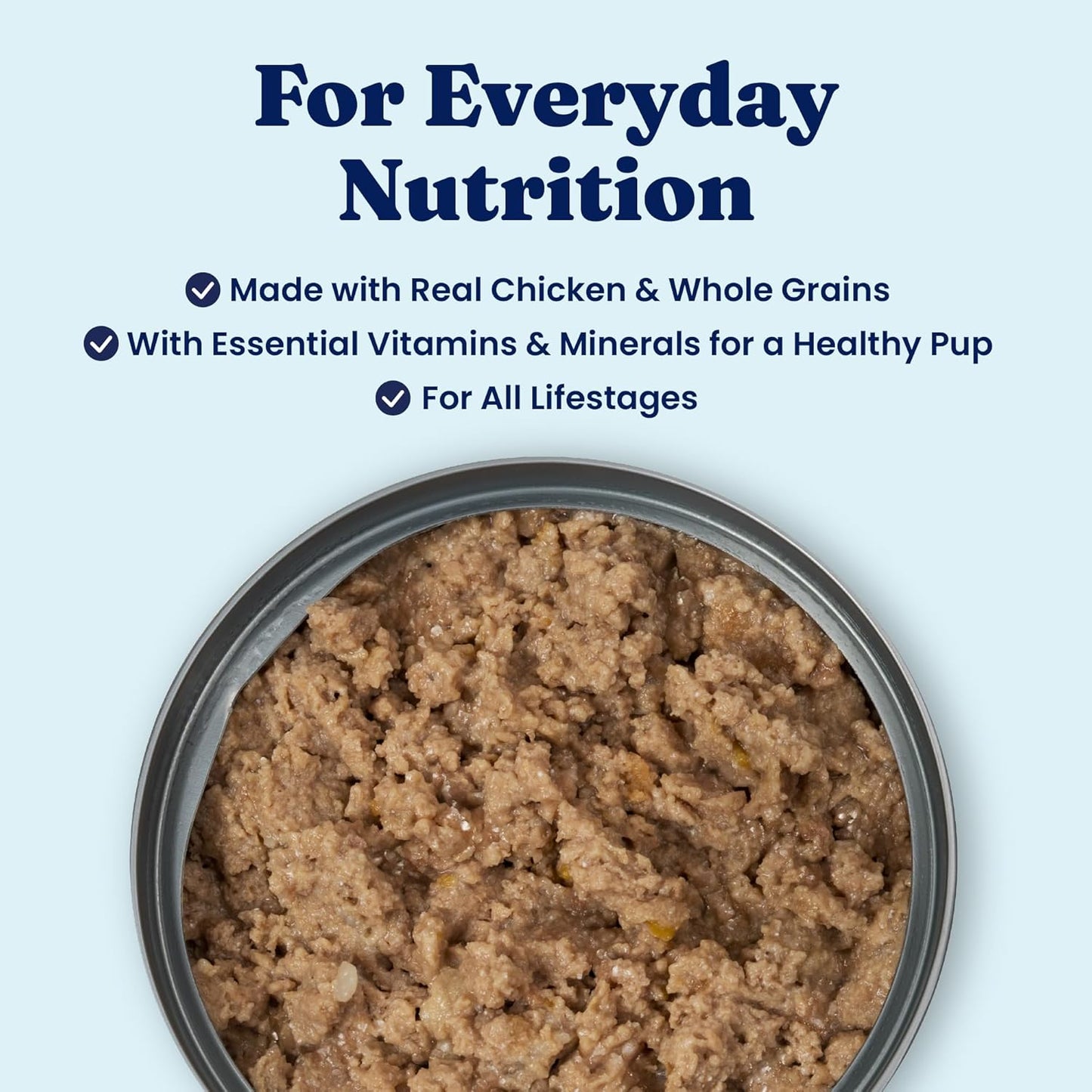 Solid Gold Canned Dog Food for Adult, Puppy & Senior Dogs - High Calorie, High Protein Wet Dog Food w/Real Chicken, Whole Grains & Superfoods for Gut Health - Small, Medium & Large Breed Dogs -6 Pack