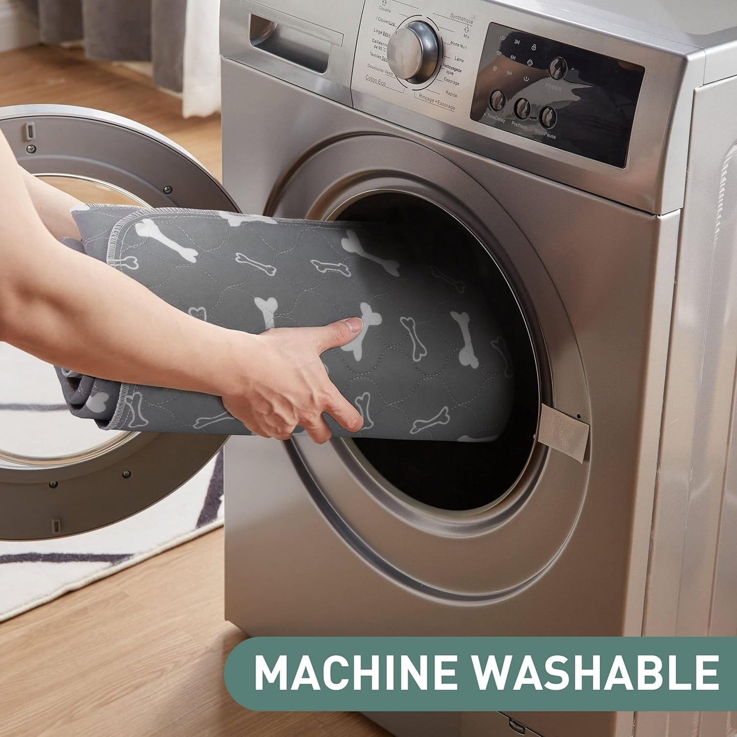 Eterish Reusable Washable Pee Pads for Dogs Large/Extra Large 36'' x 36'' 2 Pack, Absorbent Pet Puppy Dog Training Pads Non-Slip, Waterproof Whelping Potty Pads for Dogs Leak-Proof