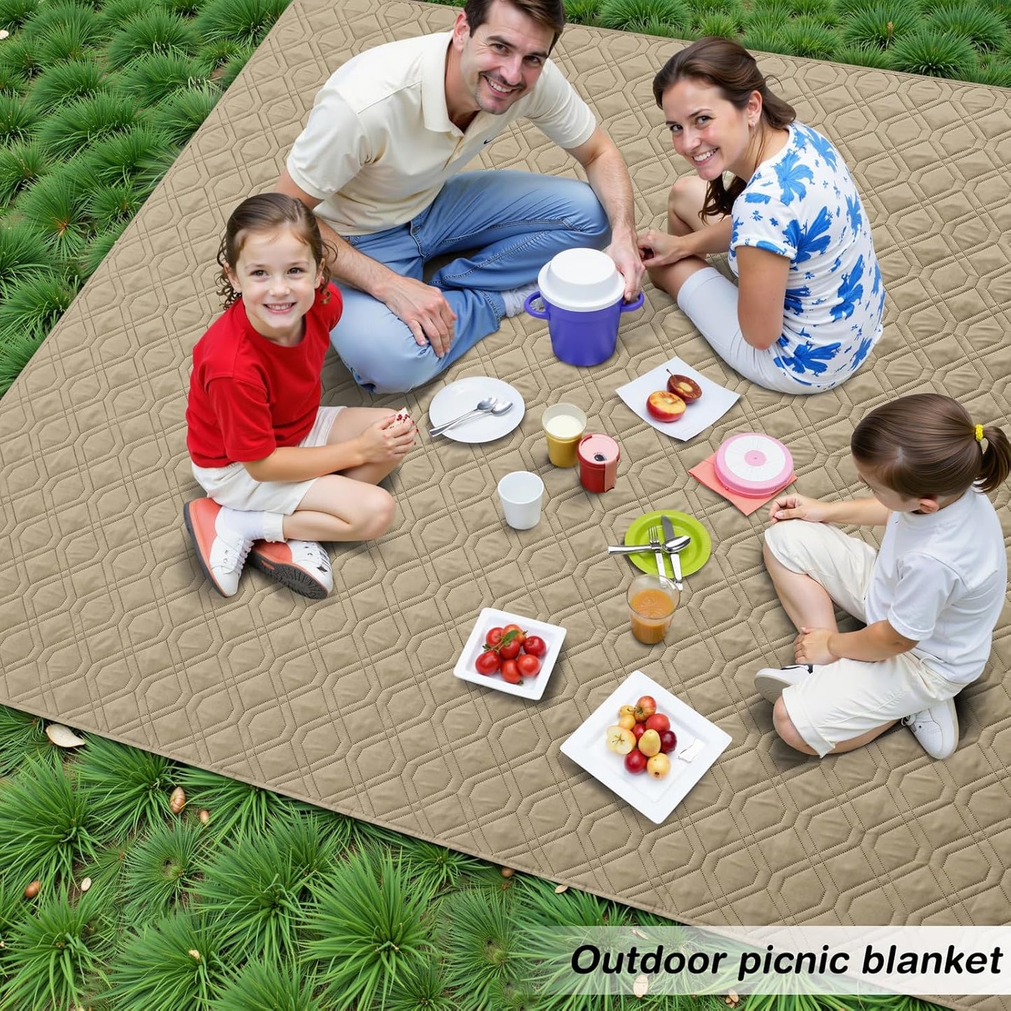 hyha Waterproof Dog Bed Blanket, Soft Pet Blankets, Waterproof Couch Cover for Dogs, Reversible Sofa Covers Washable for Furniture (82x120 Inch, Taupe/Beige)