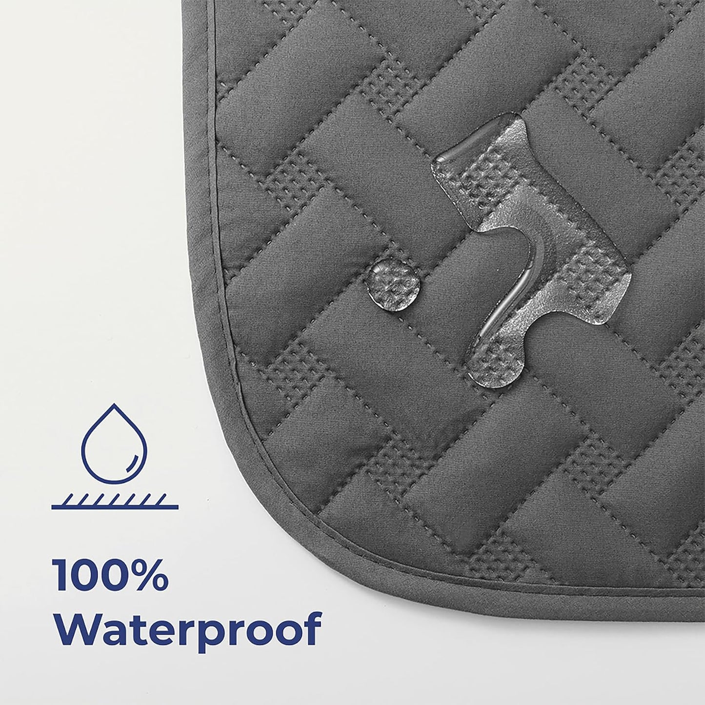 gogobunny 100% Double Sided Waterproof Dog Blanket Soft Pet Bed Cover Reversible Protect Furniture Couch Sofa Car for Puppy Cat Kids (Dark Grey/Light Grey, 82x120 Inch (Pack of 1))