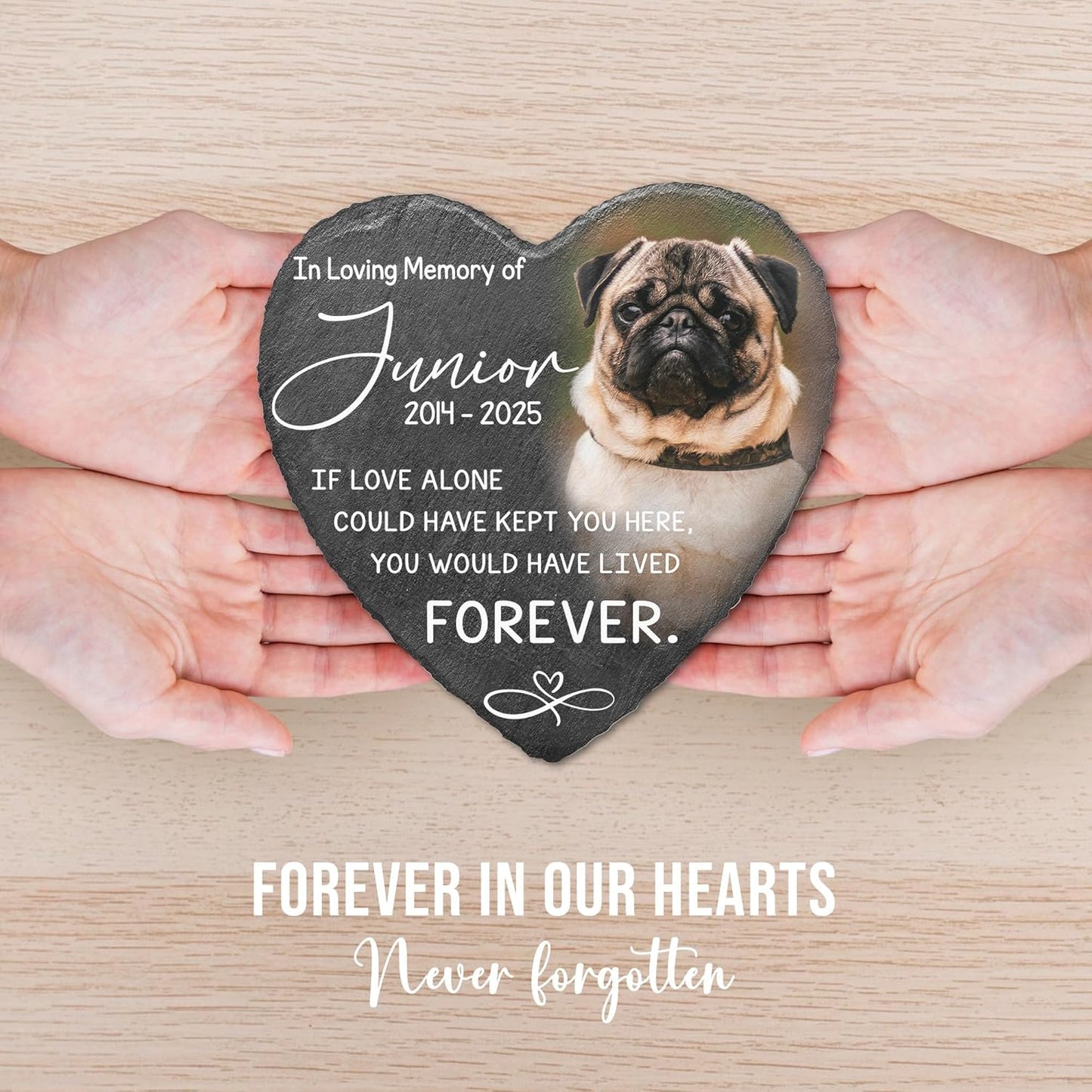 Personalized Dog Memorial Stone for Dog Memories | Beloved Pet Memorial Stones for Dogs Personalized Gifts Pets | Pet Memorials for Dogs with Photo | Custom Plaque Stone for Furry Friend Loss