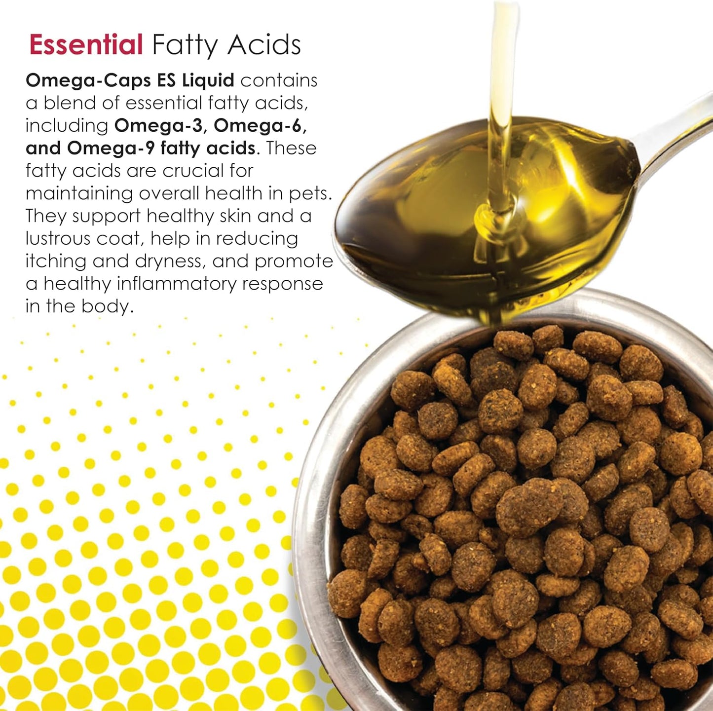 Liquid for Dogs and Cats High Potency Omega-3 and Omega-6 Fatty Acids Concentrated EPA and DHA Fish Oil Supplement Vet Formulated Made in USA Skin Coat Joint and Heart Health 8 fl oz 48 Servings