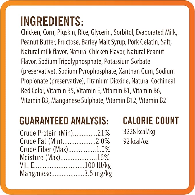 NutriChomps Dog Chews, 4-inch Knots, Easy to Digest, Rawhide-Free Dog Treats, 9 Count, Real Chicken, Peanut Butter and Milk flavor