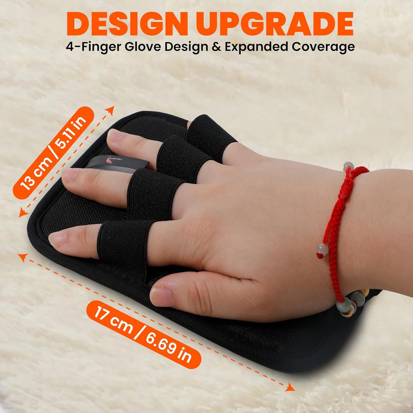 CALMZY Pet Hair Removal Glove, Reusable Cat Dog Electrostatic Fur Remover Grooming Glove Tool, Magic Brush Cat & Dog Hair Remover for Couch, Furniture, Carpet, Car Seat & Clothing