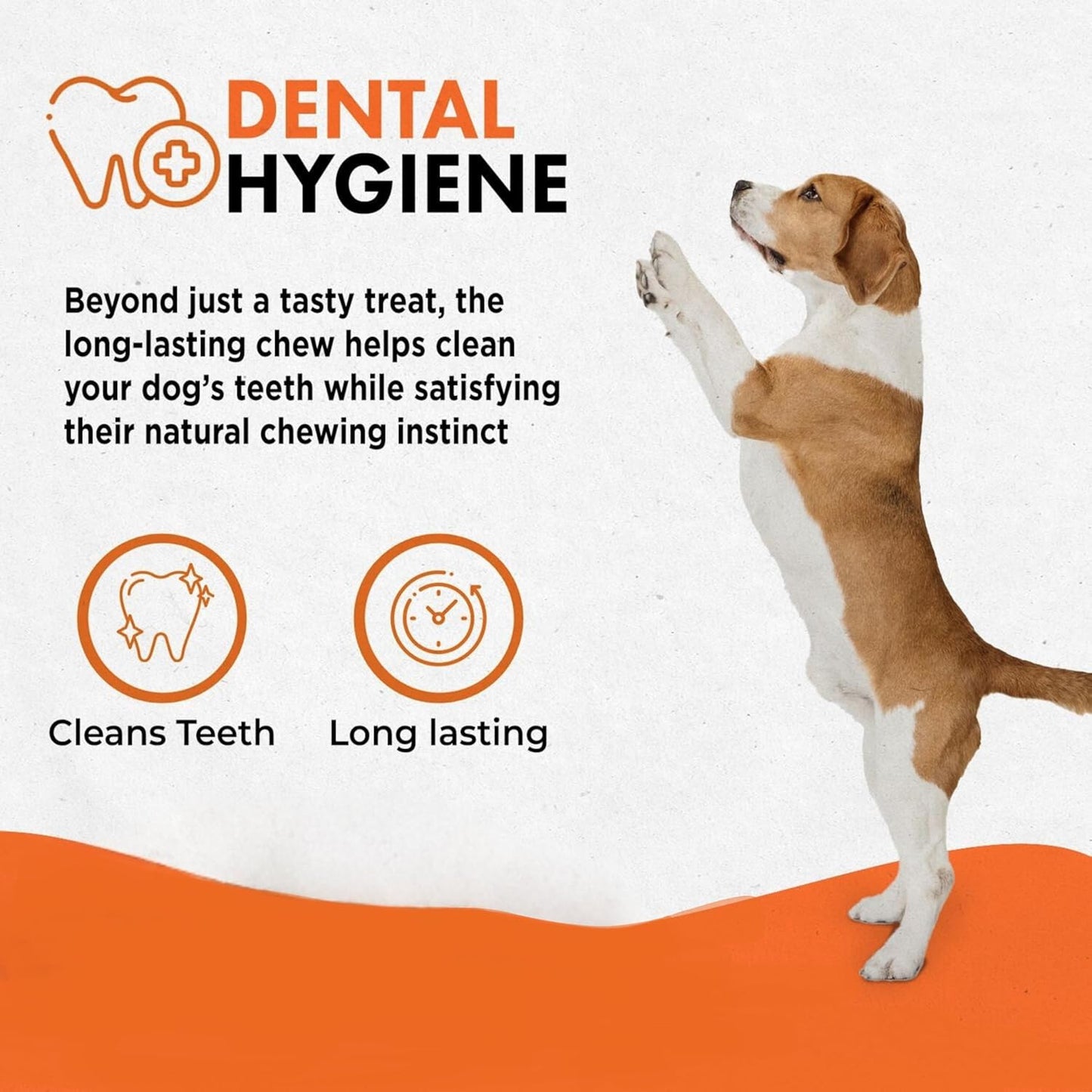 Canine Naturals Peanut Butter Chew - 100% Rawhide Free Dog Treats - Made with Real Peanut Butter - All-Natural and Easily Digestible - 2 Pack of 9 Inch Extra Large Rolls for Dogs 75 lbs and Upp