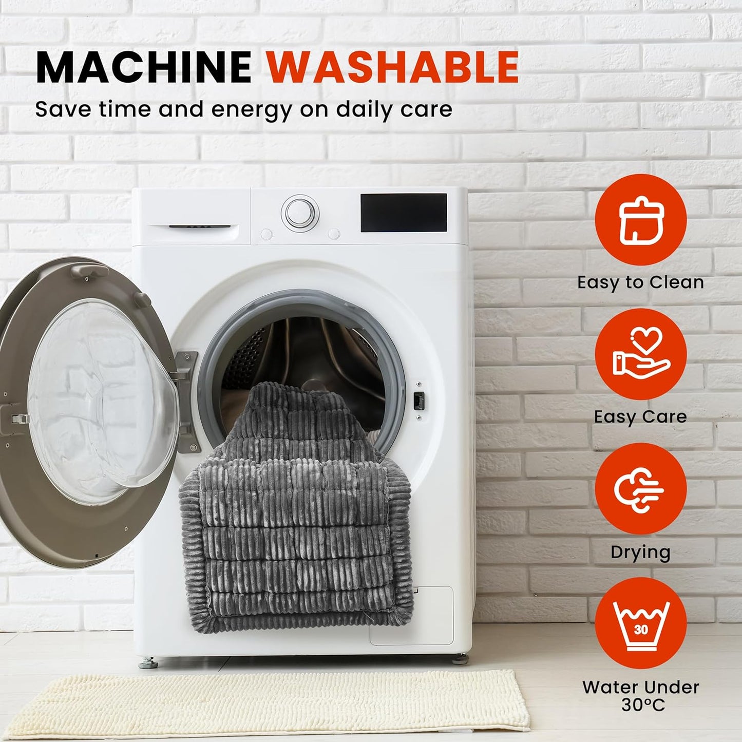 Backseat Dog Bed Mat for Car, Non-Slip Dog Bed for Car Back Seat, Soft & Cozy Dogs Blanket, Washable Travel Pet Mat Seat Protector for Cars, SUVs, Trucks