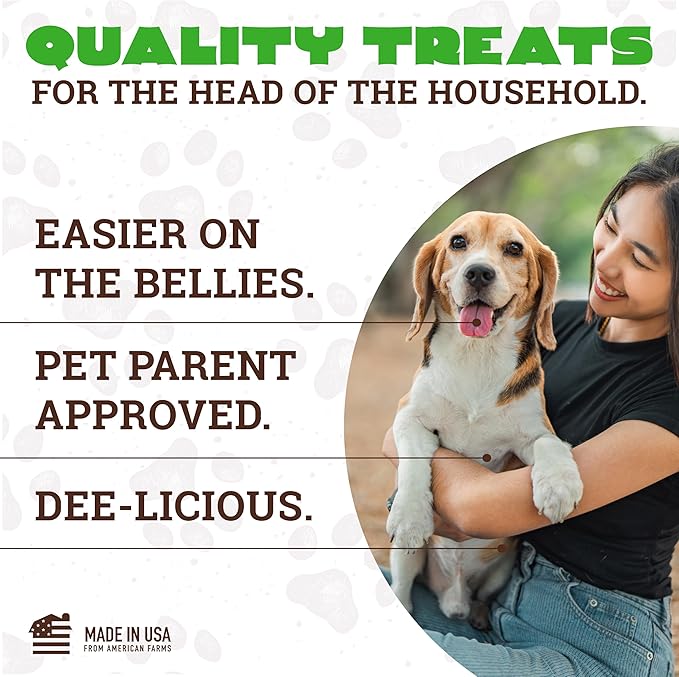 etta says! Big Yumm Sticks - Real Meat Beef Dog Jerky Treats - Human Grade - Made in The USA (24 Count Pack of 1)