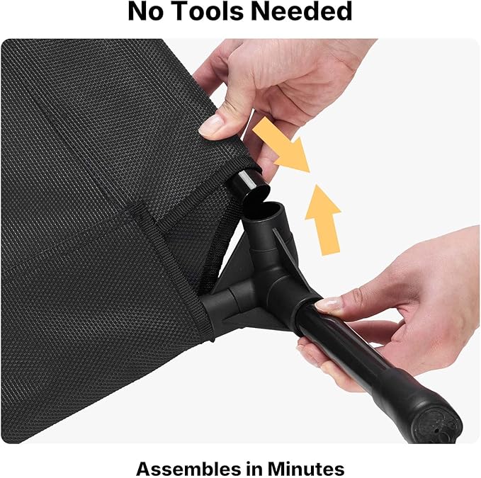 Veehoo Outdoor Elevated Dog Cot Bed-Cooling Raised Pet Bed for XX-Large Dog, Washable Breathable Mesh Hammock Bed with No-Slip Feet,Indestructible Ground Off Training Platform Cot-59x37.5 Beige Coffee