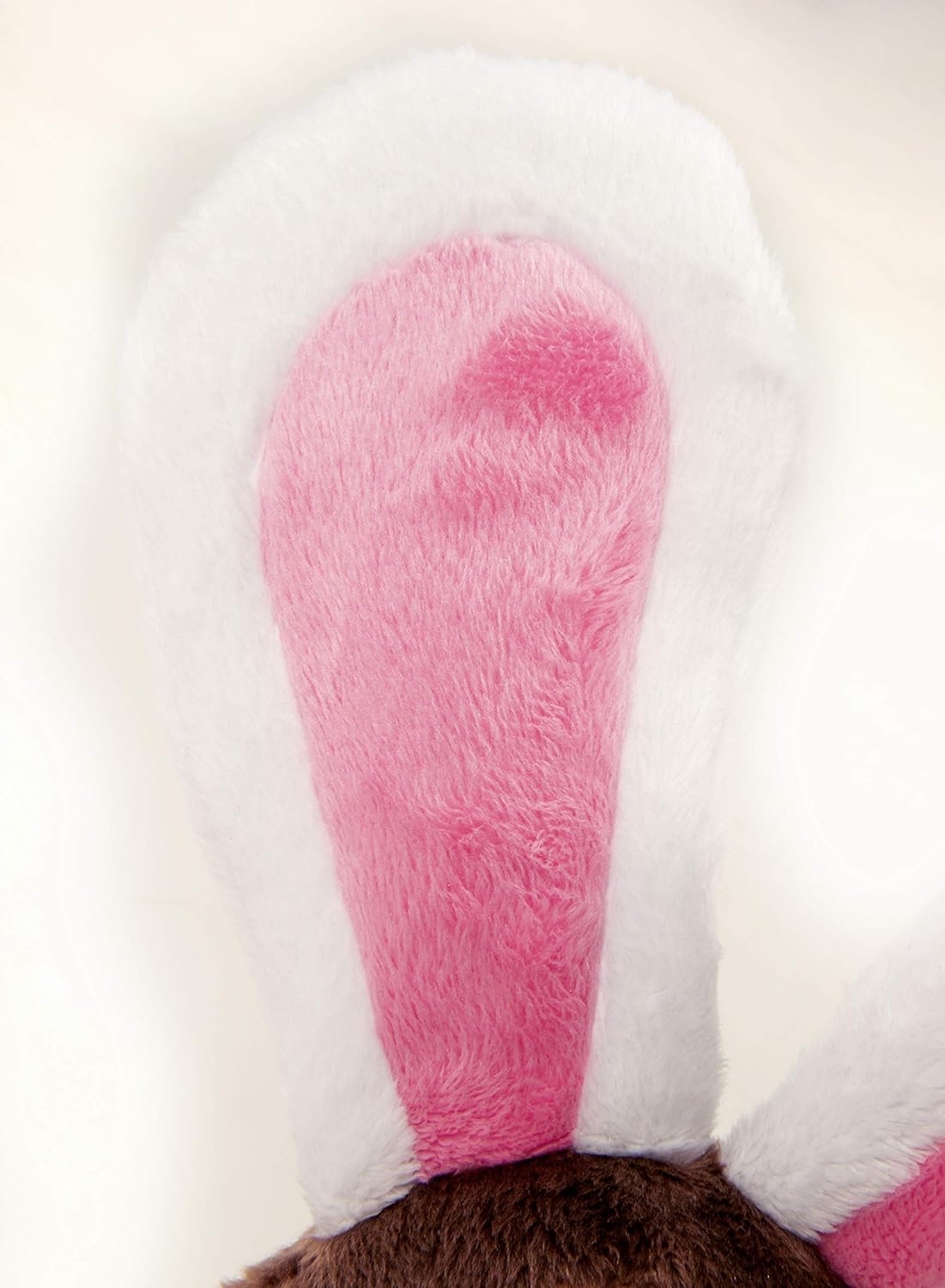 goDog Flips Monkey-Rabbit Silent Squeak Plush Dog Toy, Chew Guard Technology - Brown, Small